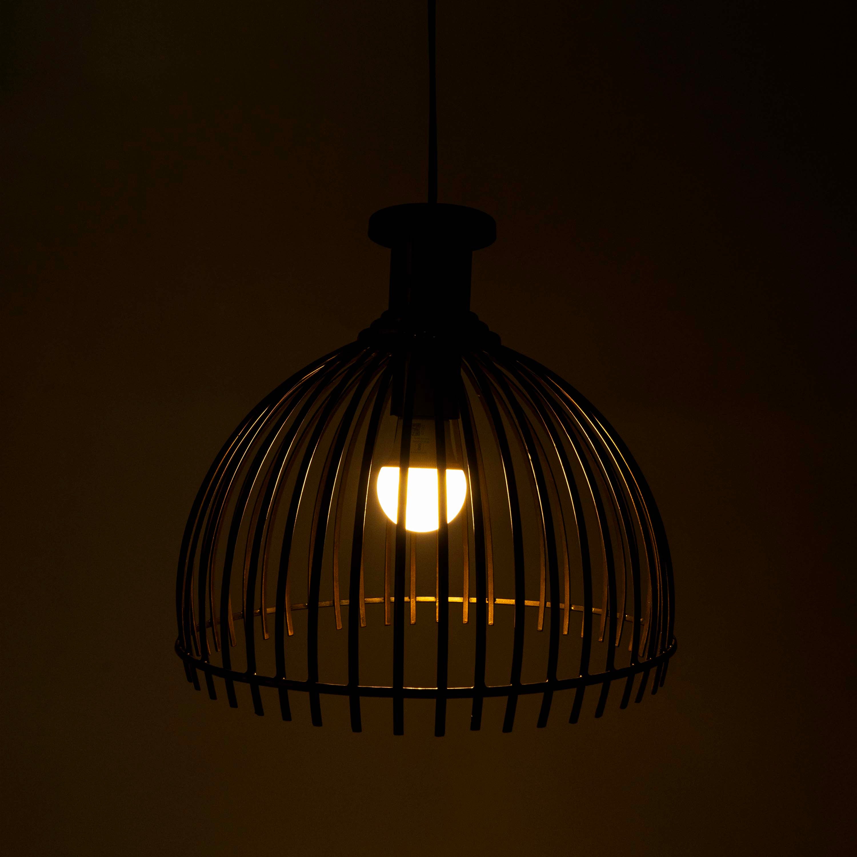 Round Metal Bulan Pendant Lamp