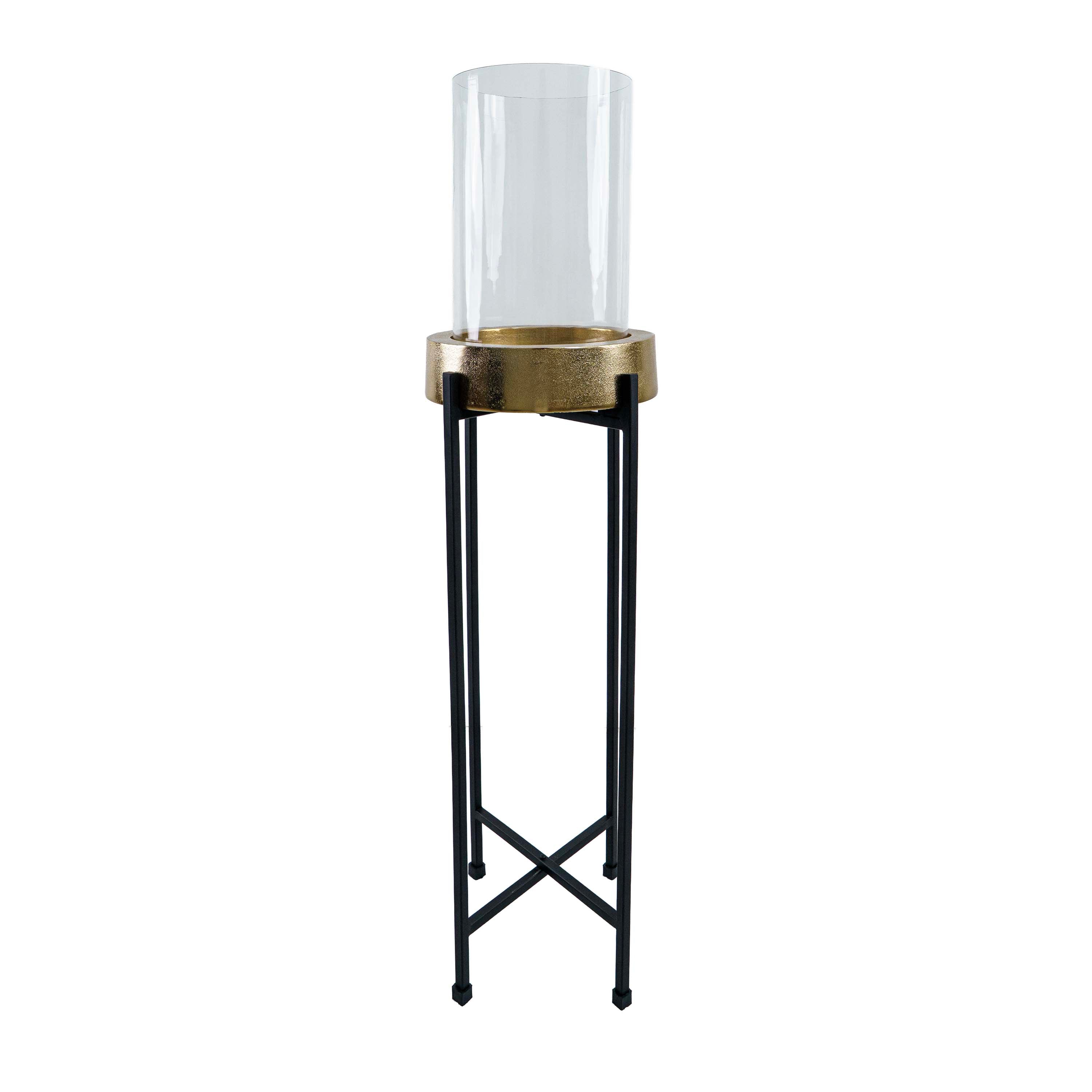 Eleve Aluminium Planter with Glass & Stand