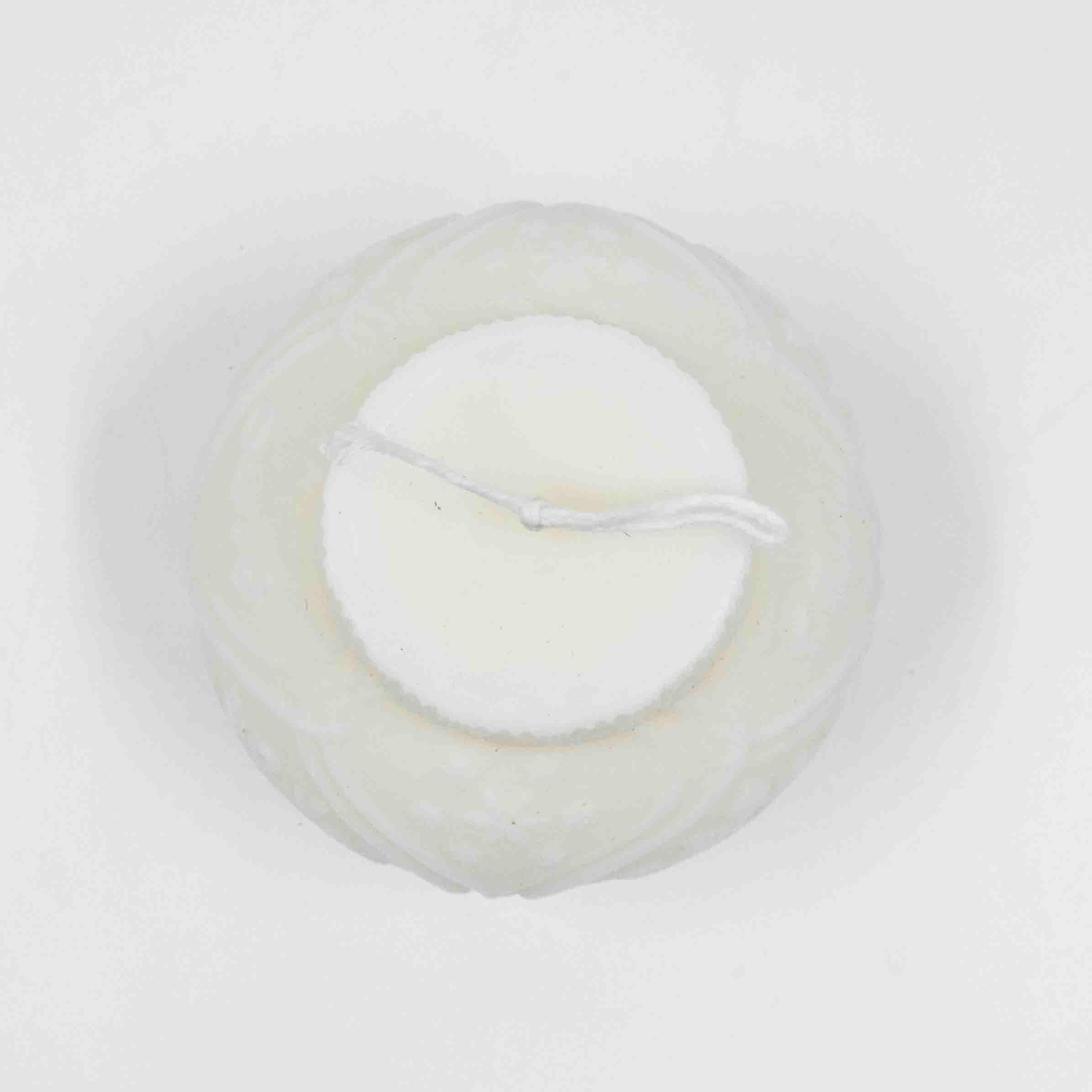 Iris White Christmas Candle