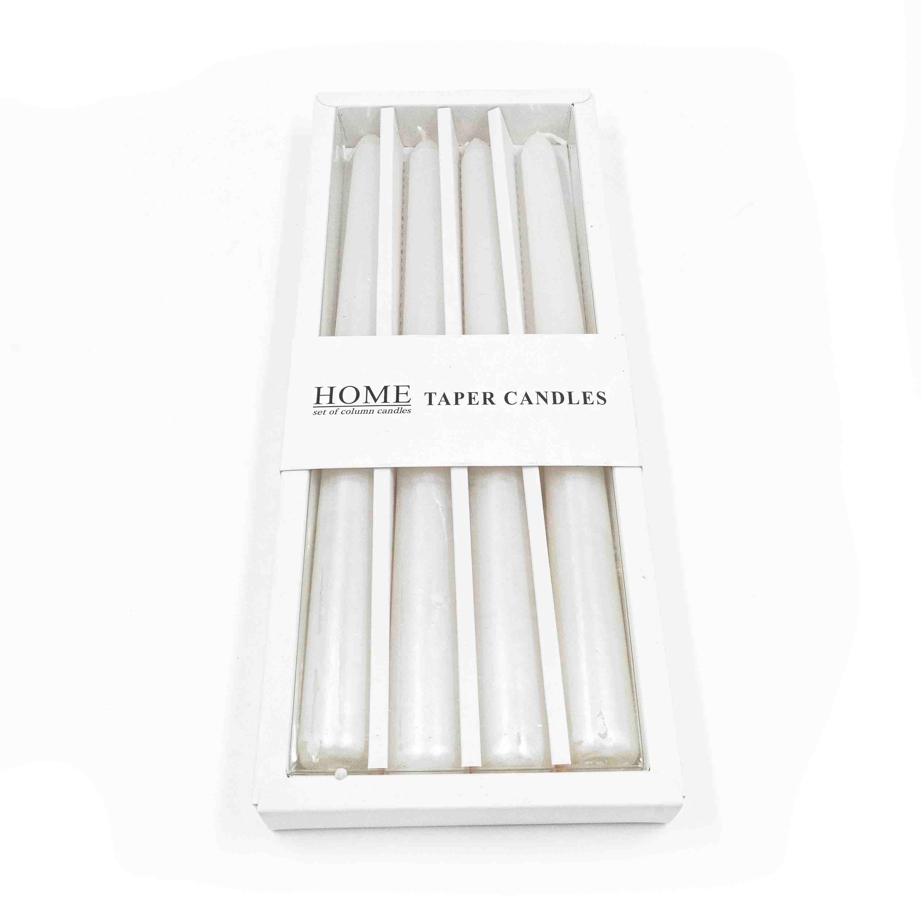 Illa Candles White (Set of 4)