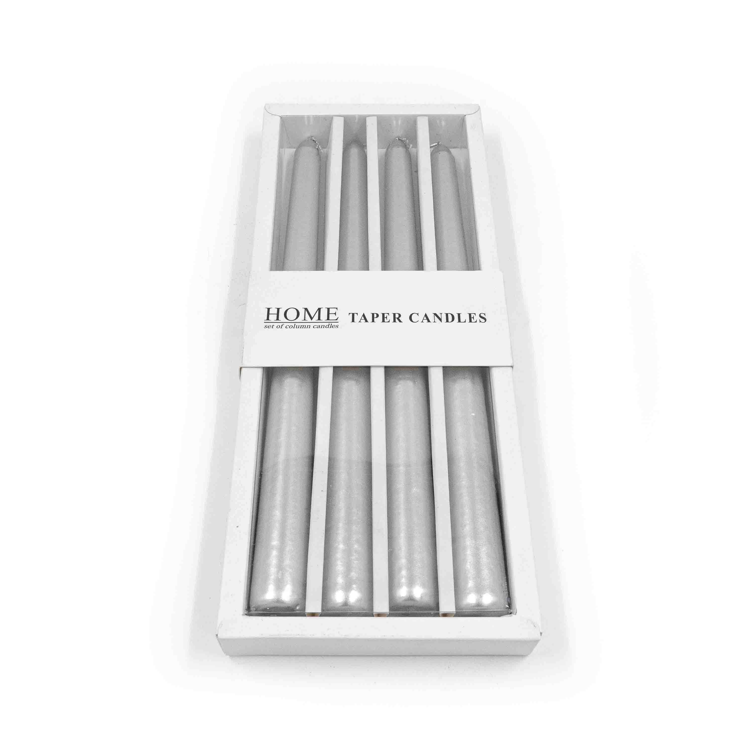 Illa Candles Silver (Set of 4)
