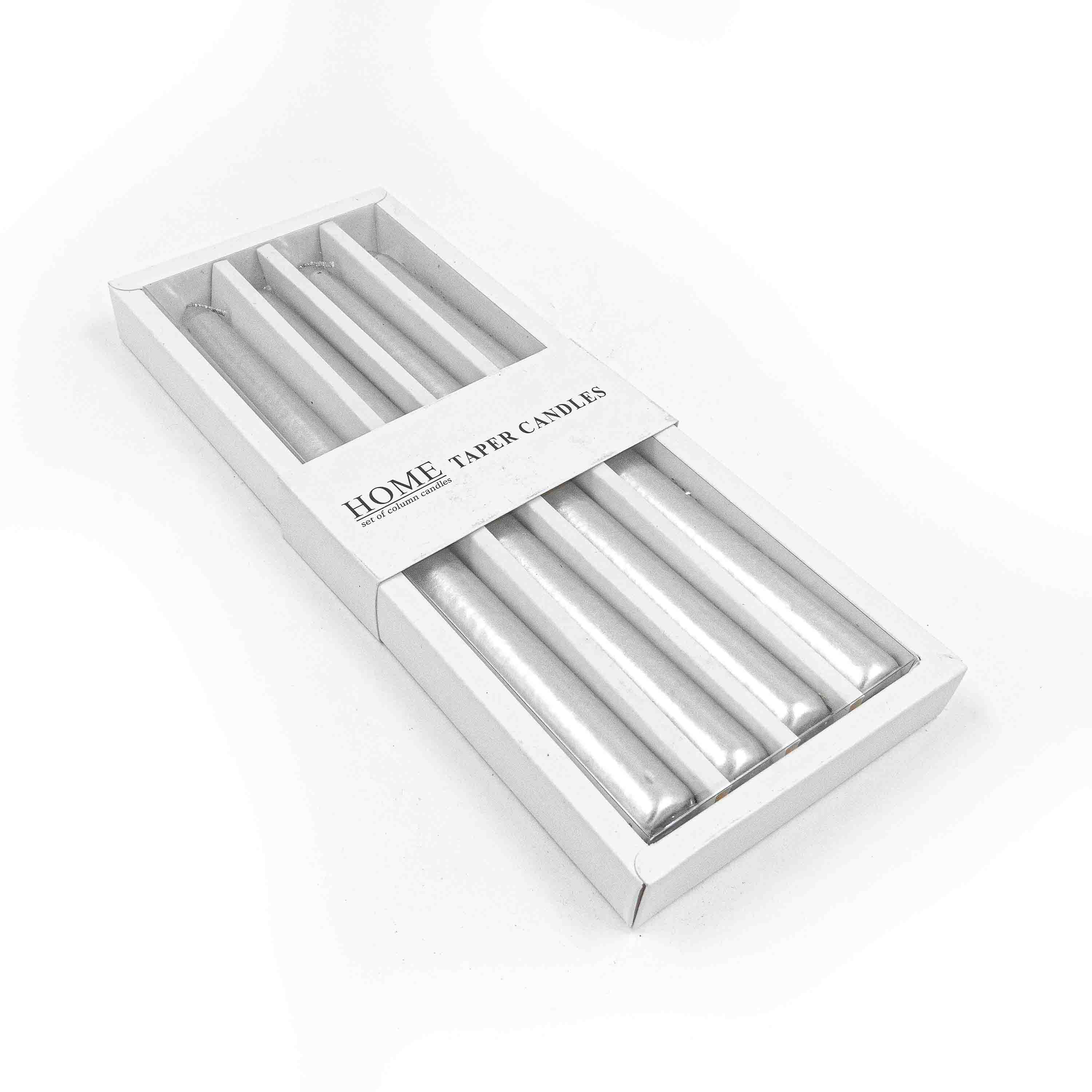 Illa Candles Silver (Set of 4)