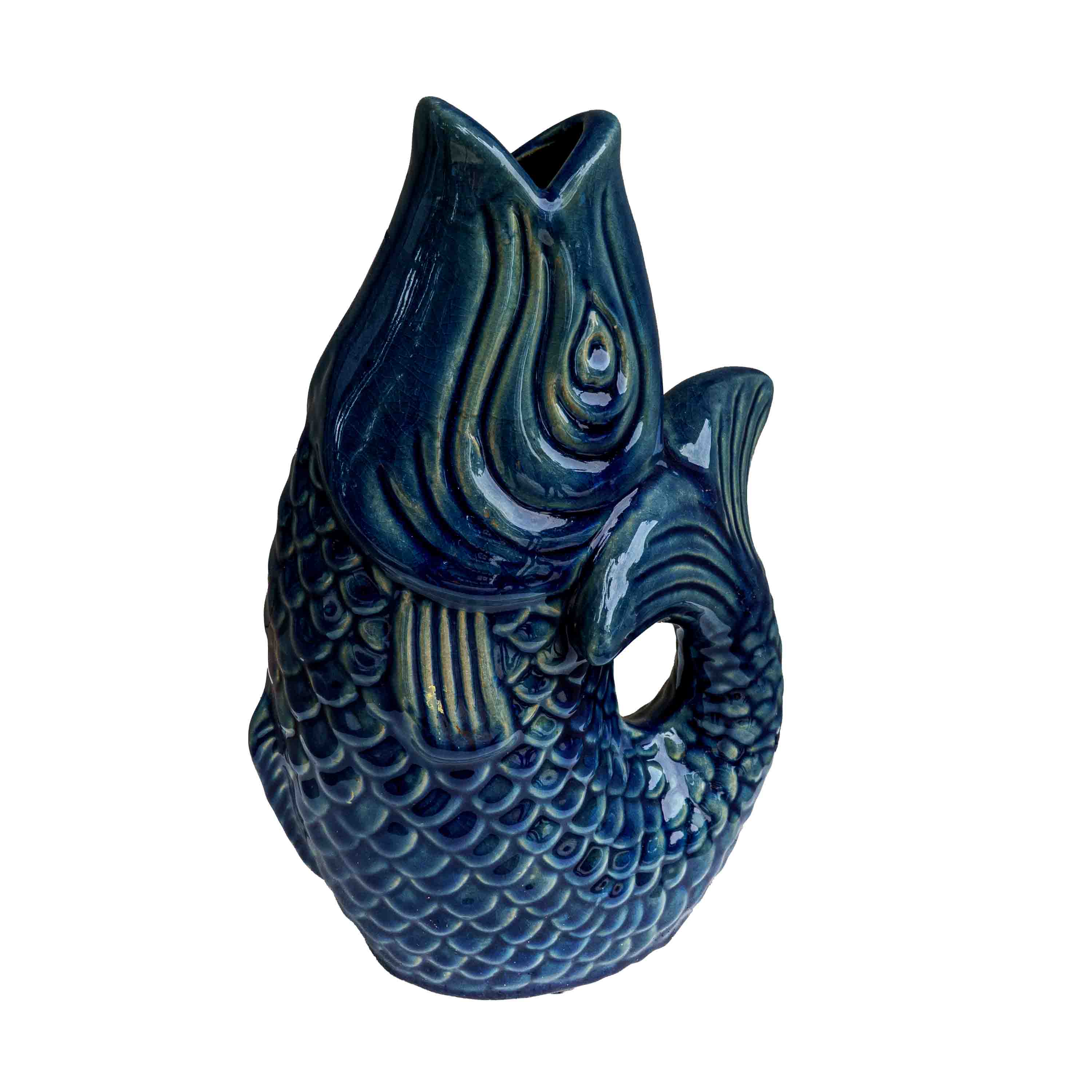 CERAMIC FISH PLANTER
