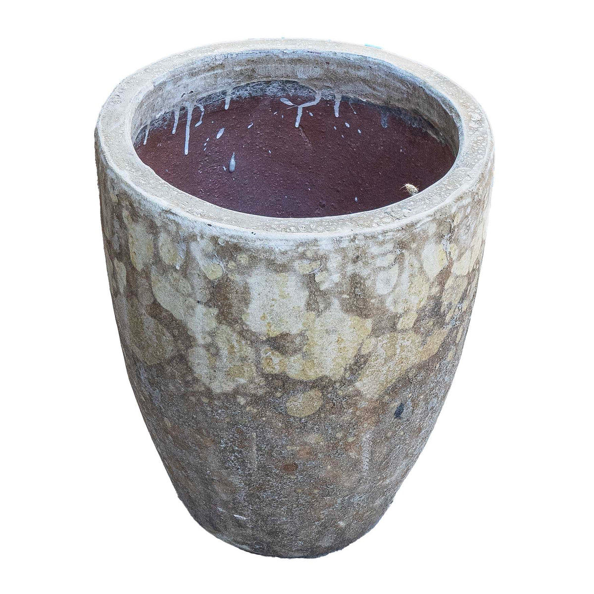 Bubble Beige Round Pot