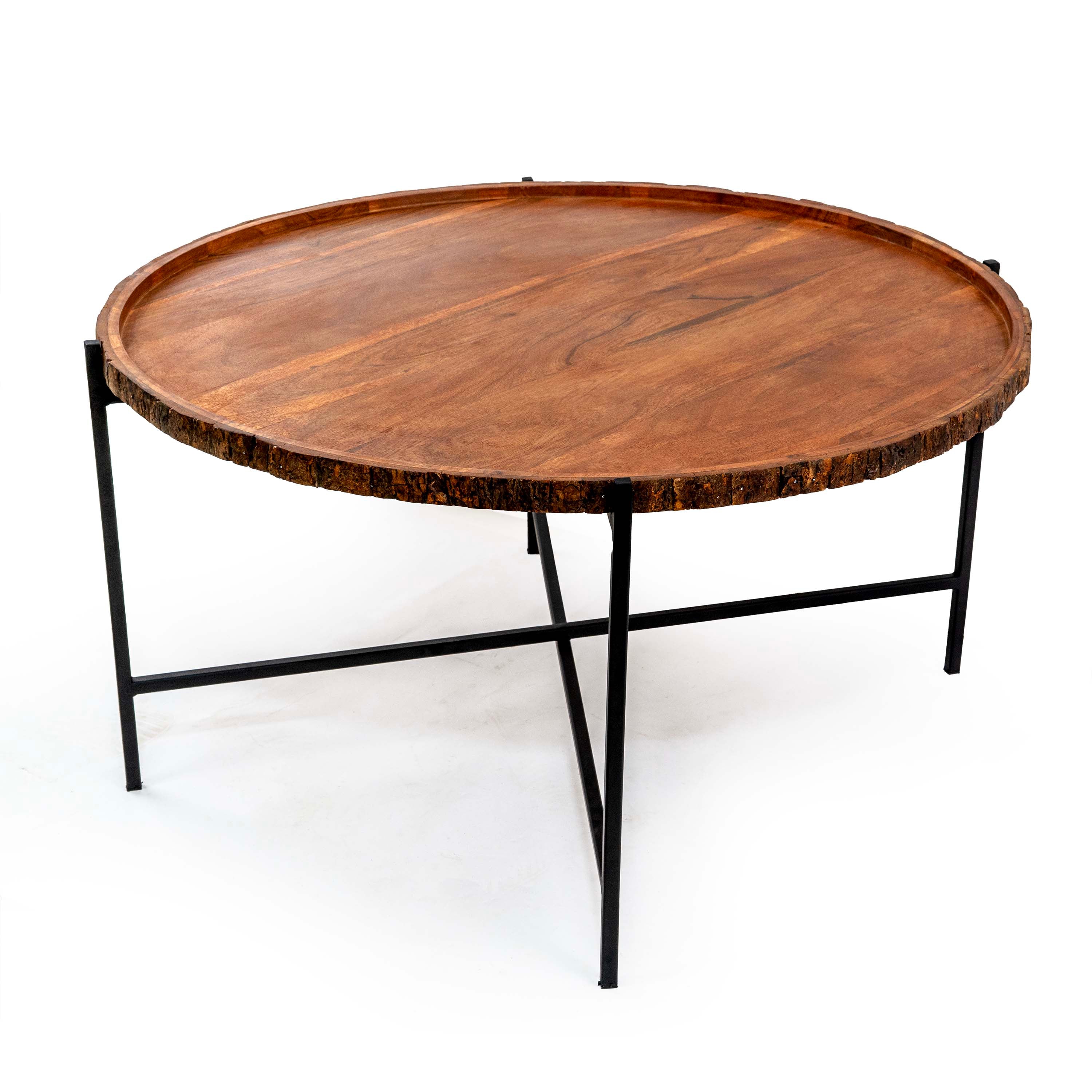 SISNA WOODEN FOLDABLE SIDE TABLE
