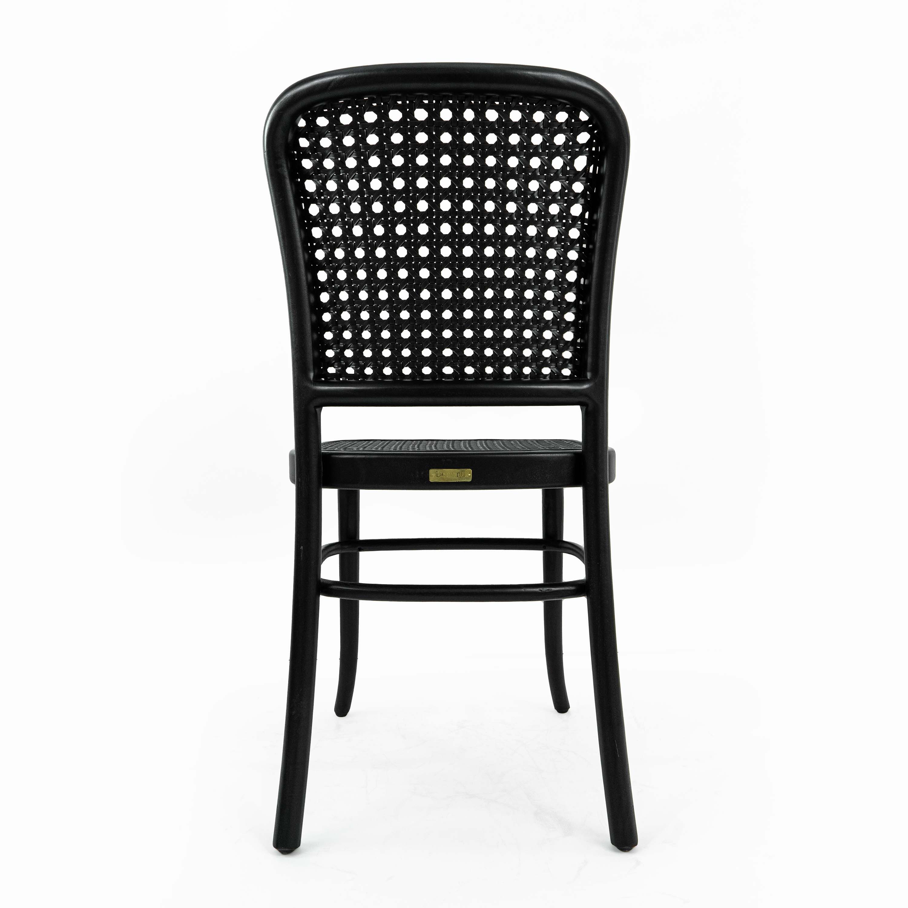 Hoffman Chair Teak Black