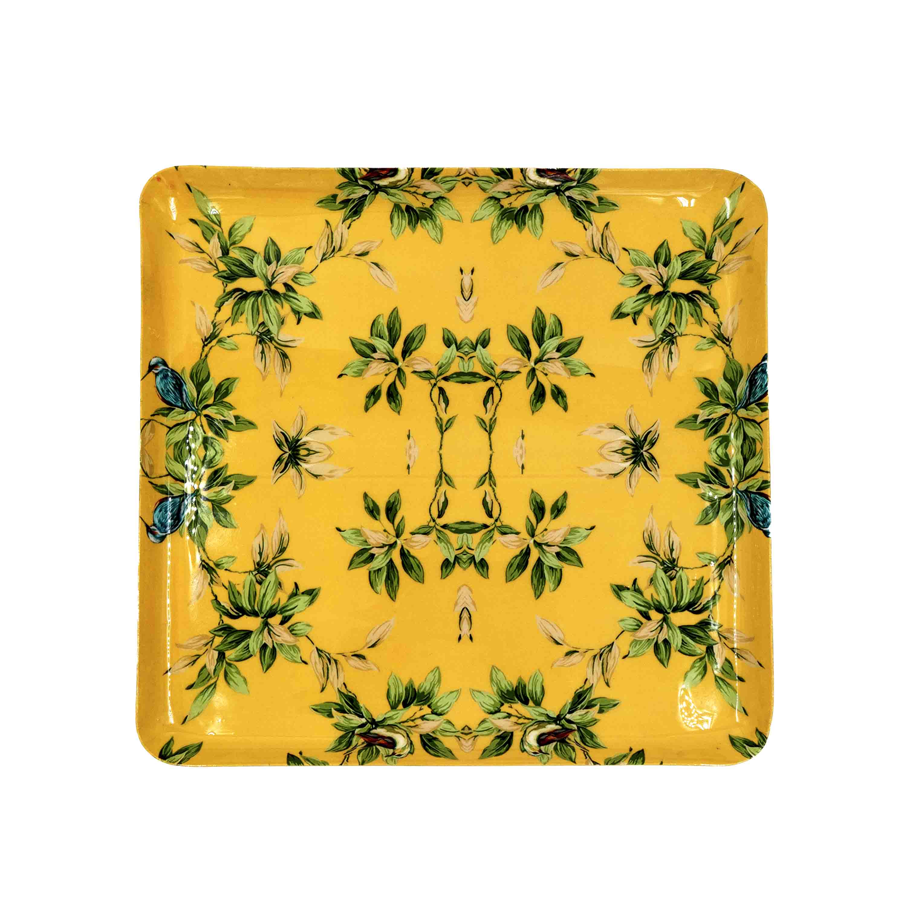 Sunkissed Trellis Metal Tray