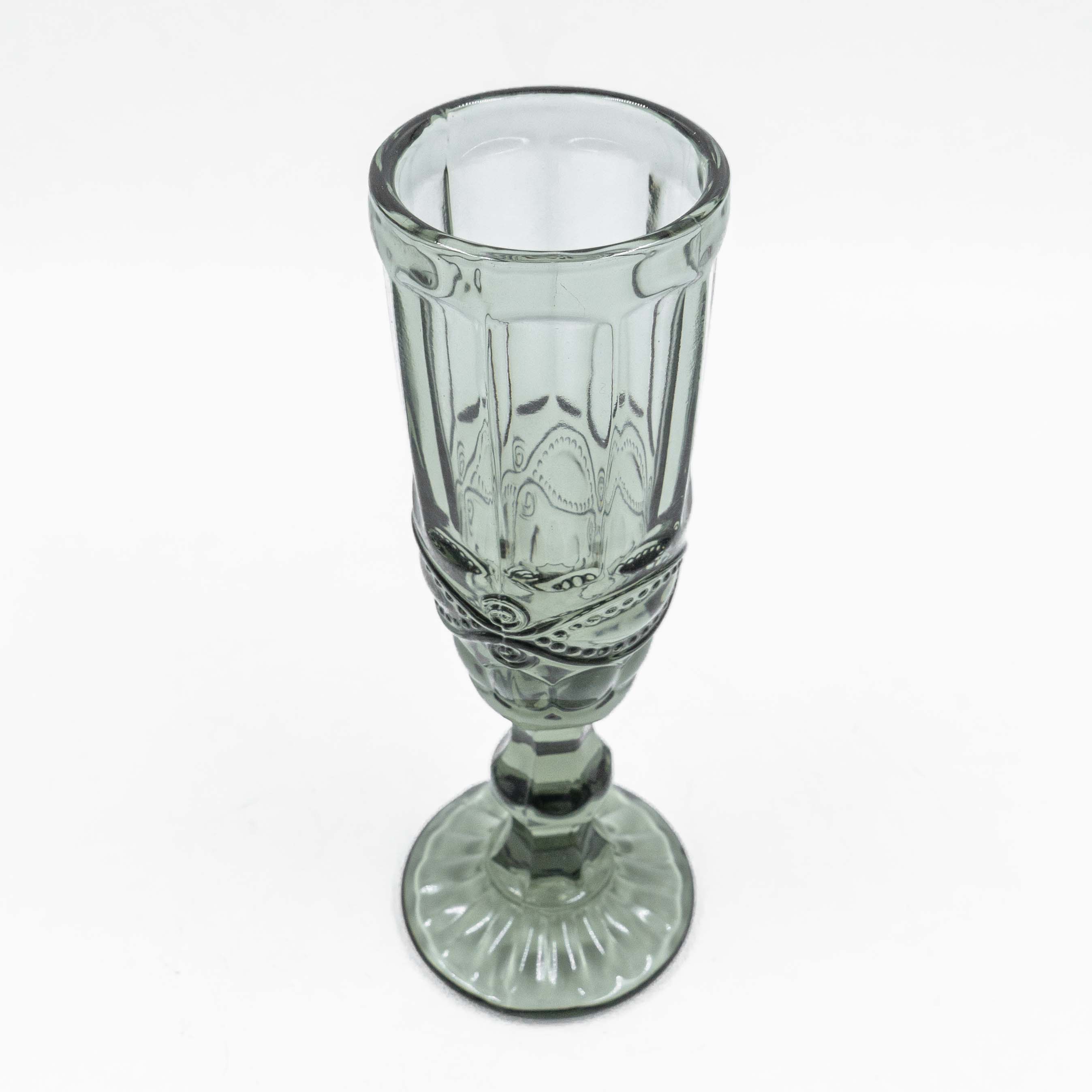 Layla Champagne Flute - Grey