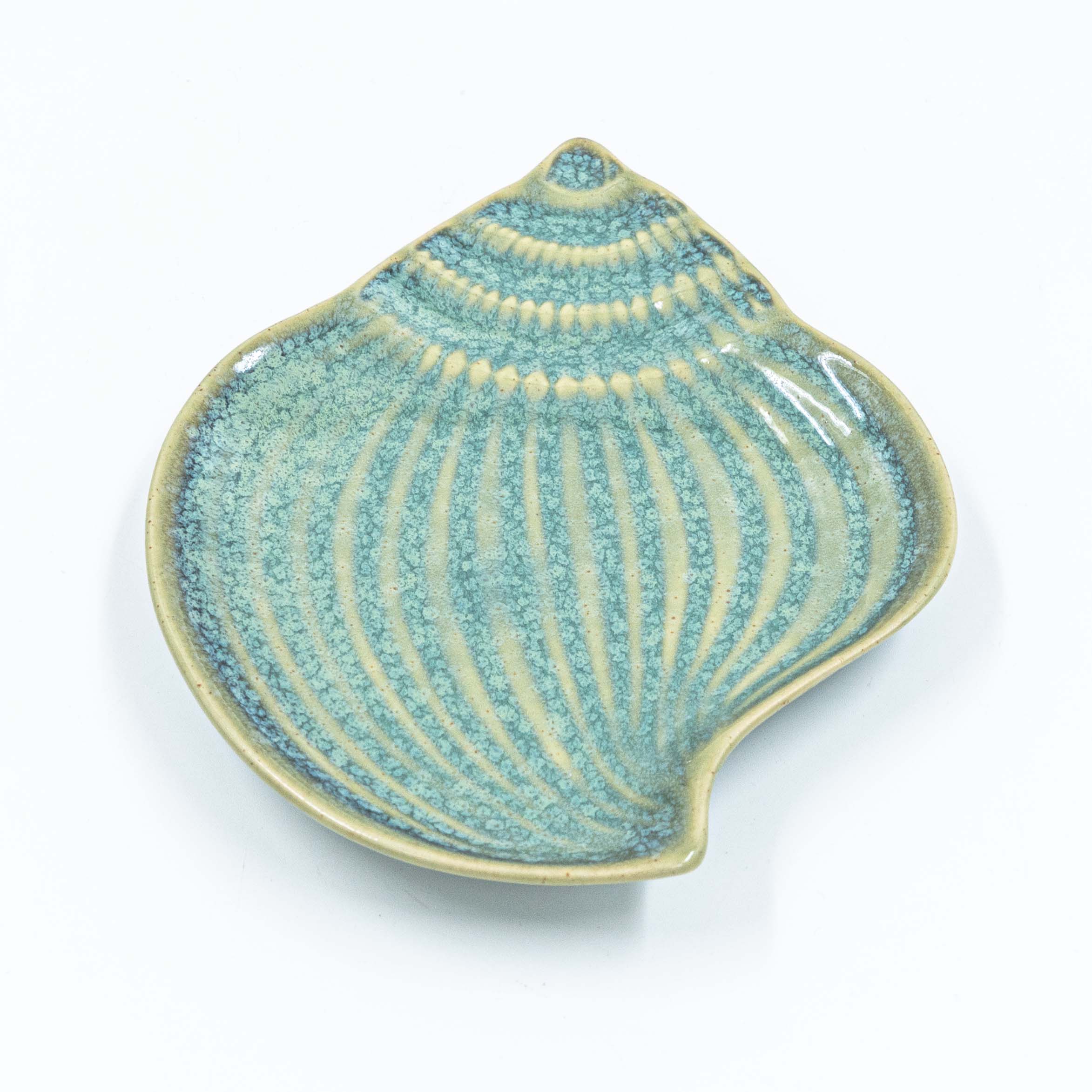 Mona Salad Server Shell Plate
