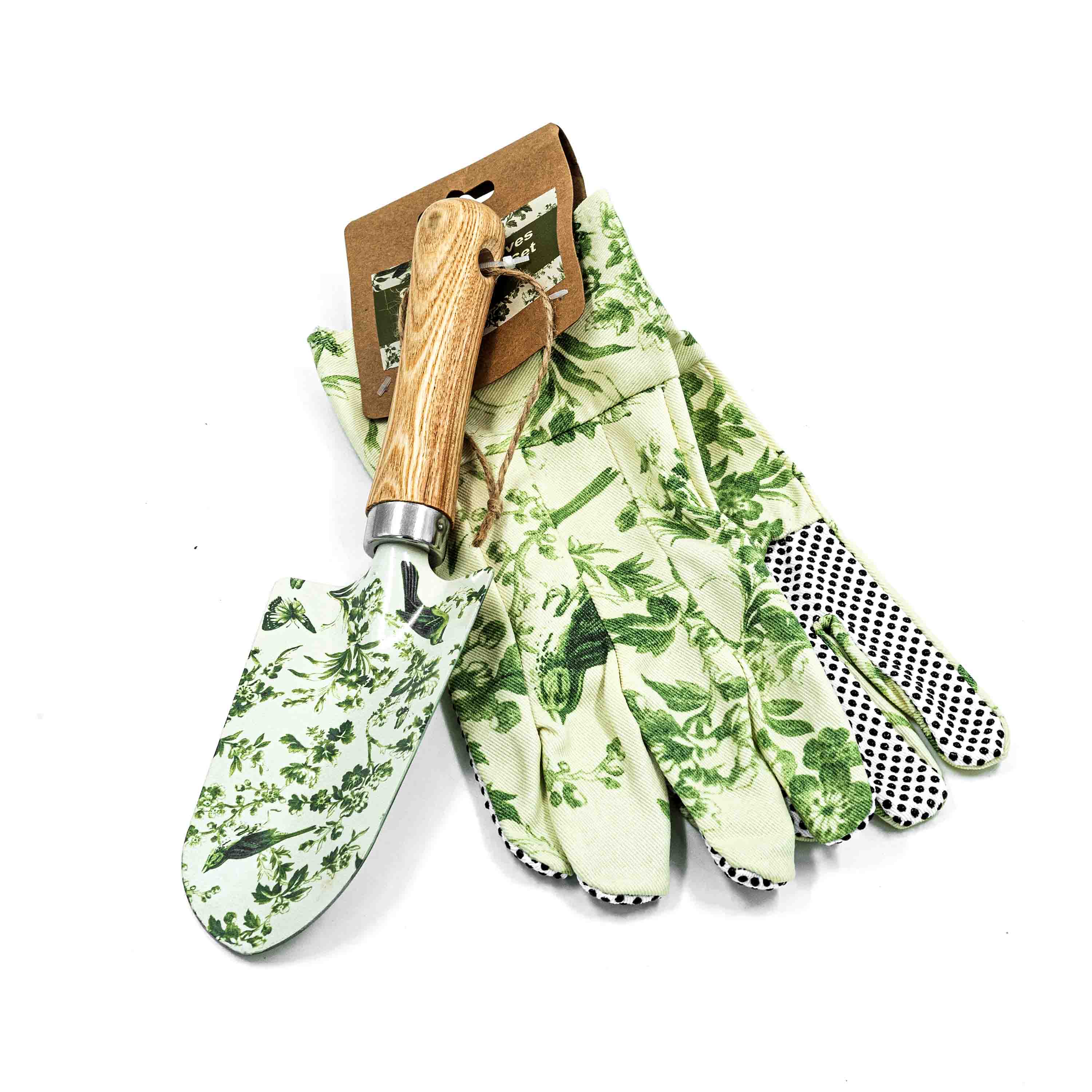 Adult Gloves And Trowel (Set of 2)