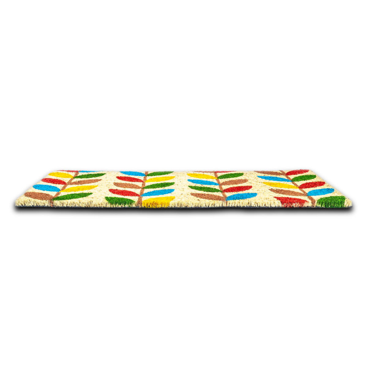 PVC Backed Coir Mat Leaf