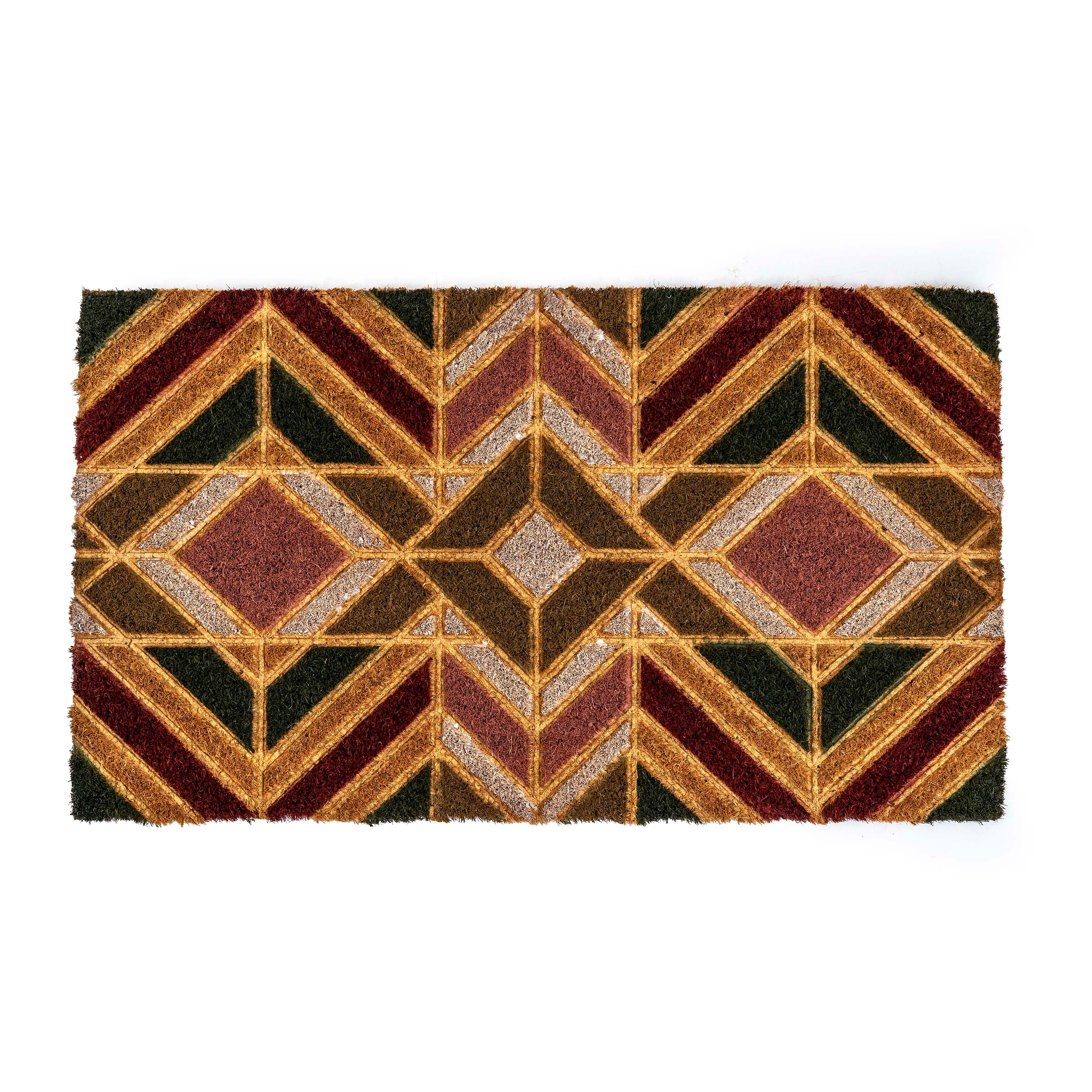 PVC BACKED COIR MAT EMBOSSED