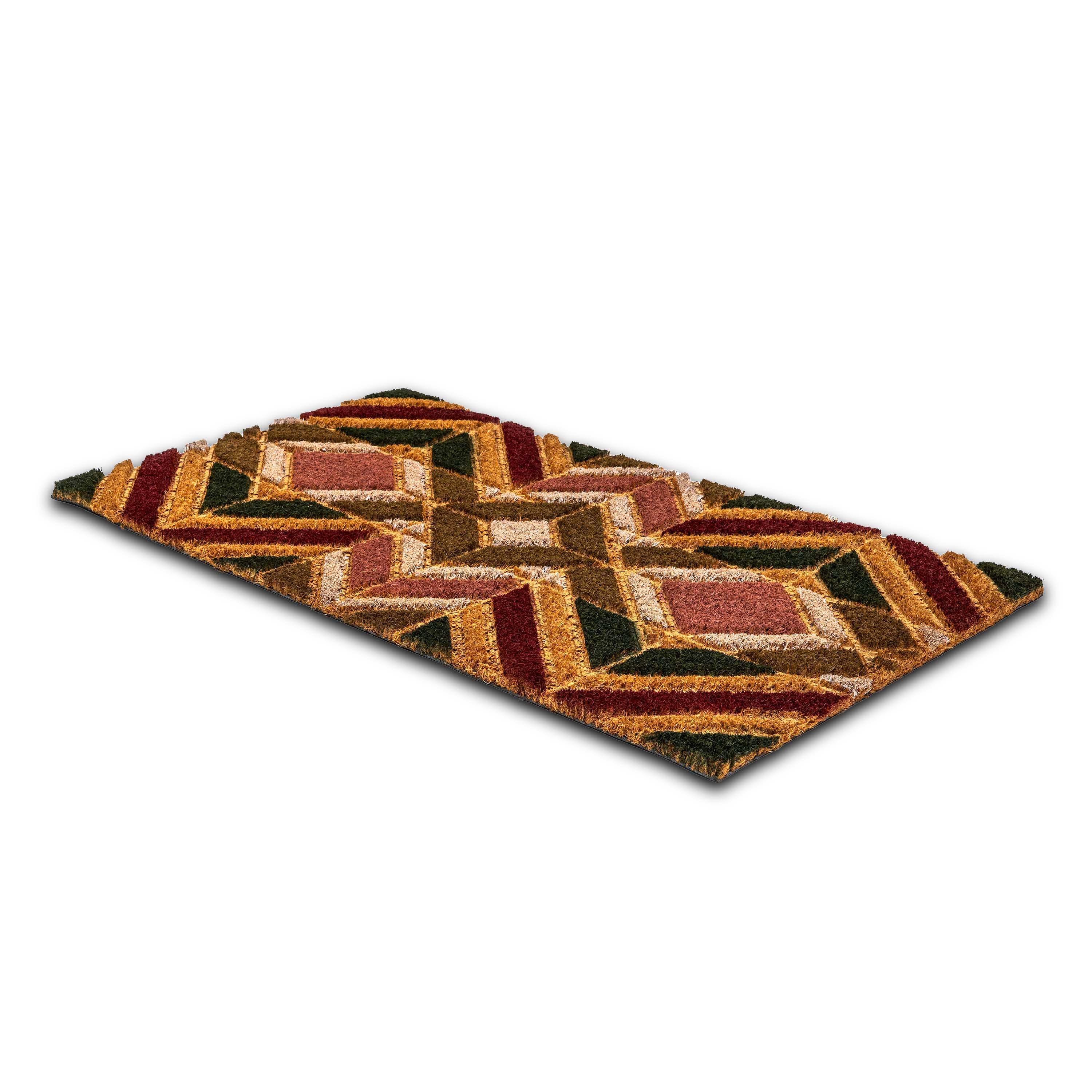 PVC BACKED COIR MAT EMBOSSED