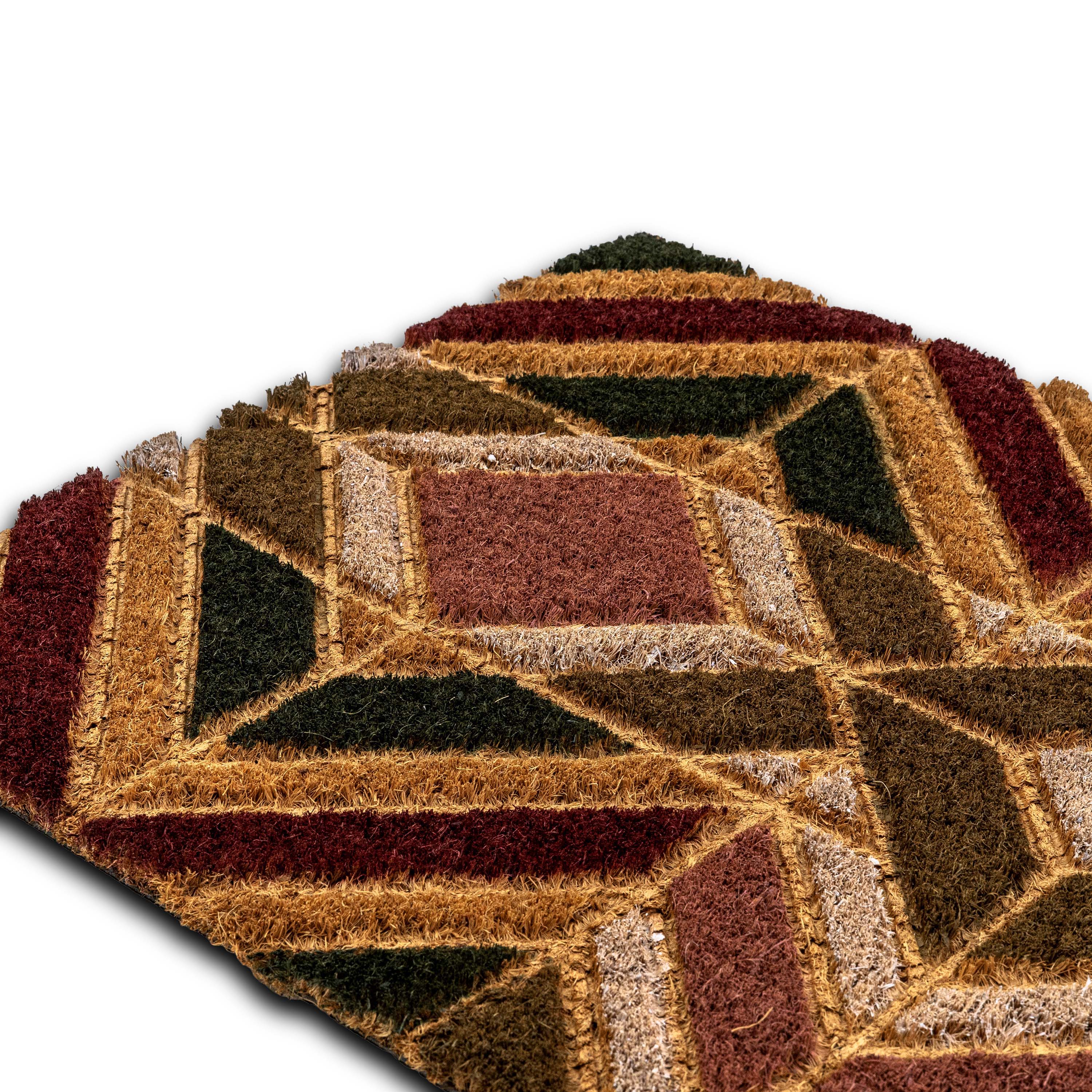 PVC BACKED COIR MAT EMBOSSED