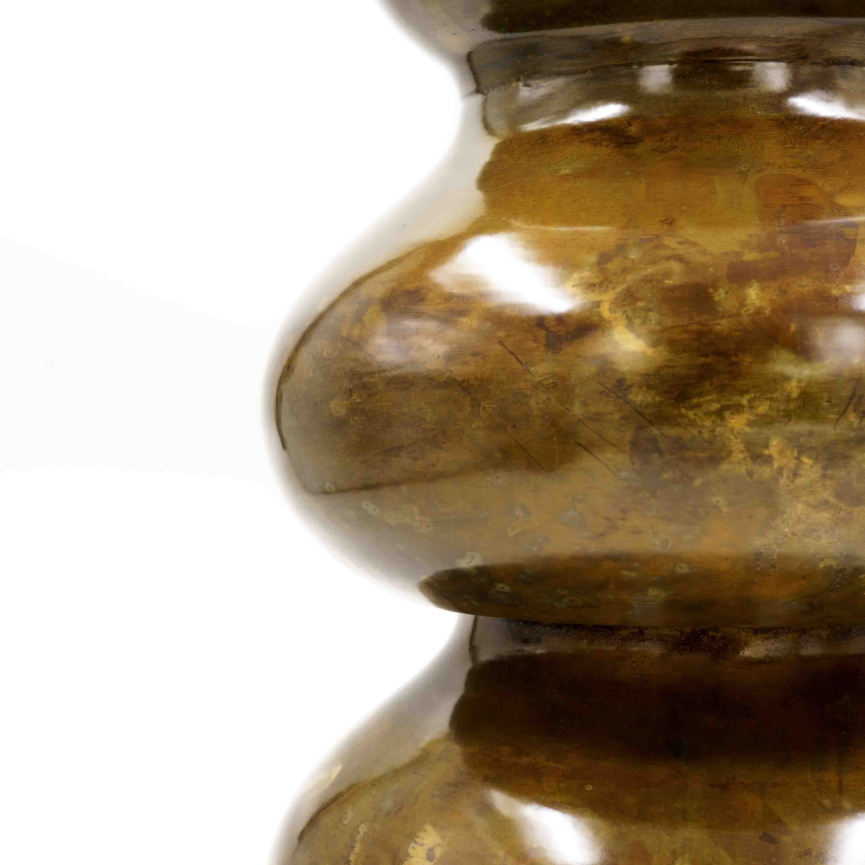 Patina Peak Metal Vase