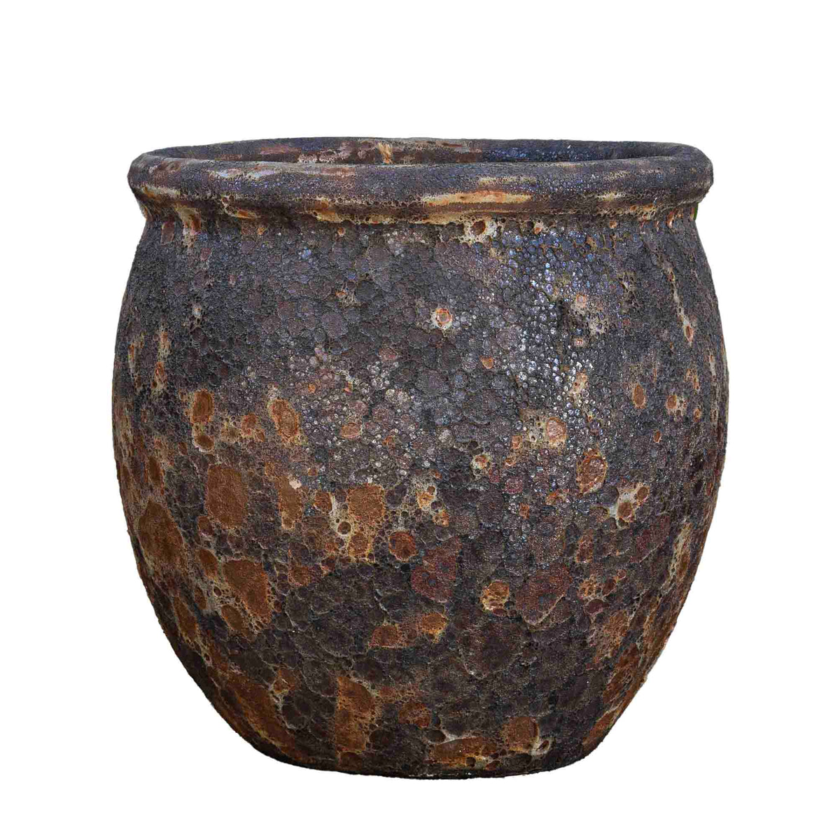 Hauer Antique Ceramic Pot Brown