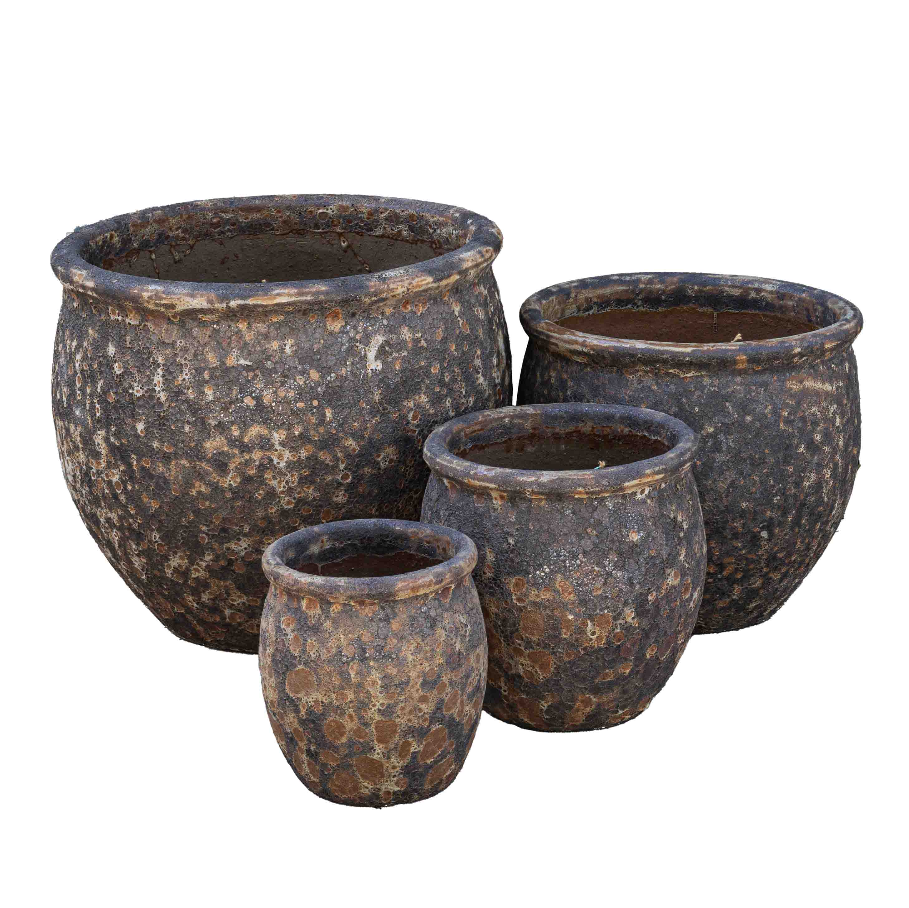 Hauer Antique Ceramic Pot Brown