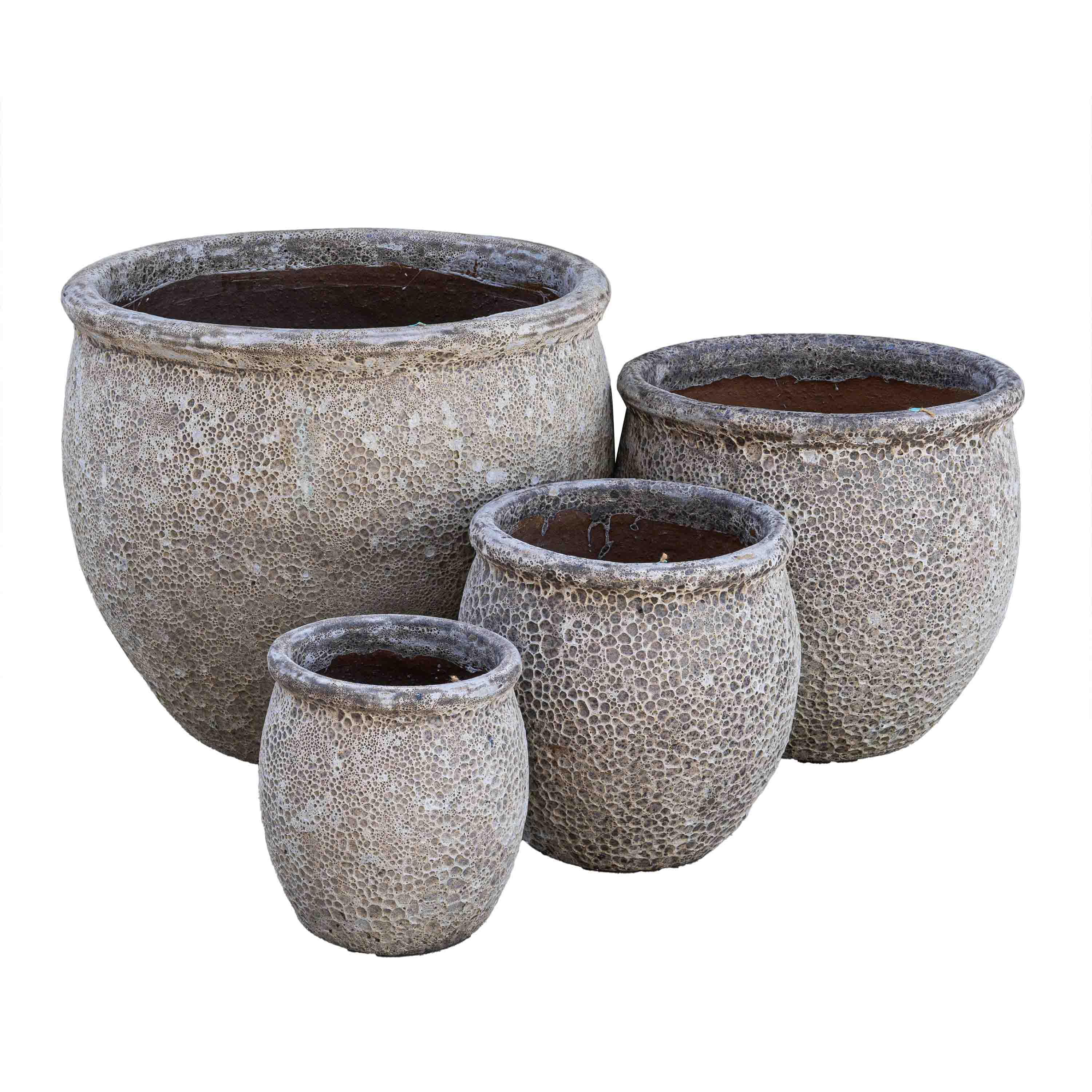 Hauer Antique Ceramic Pot White