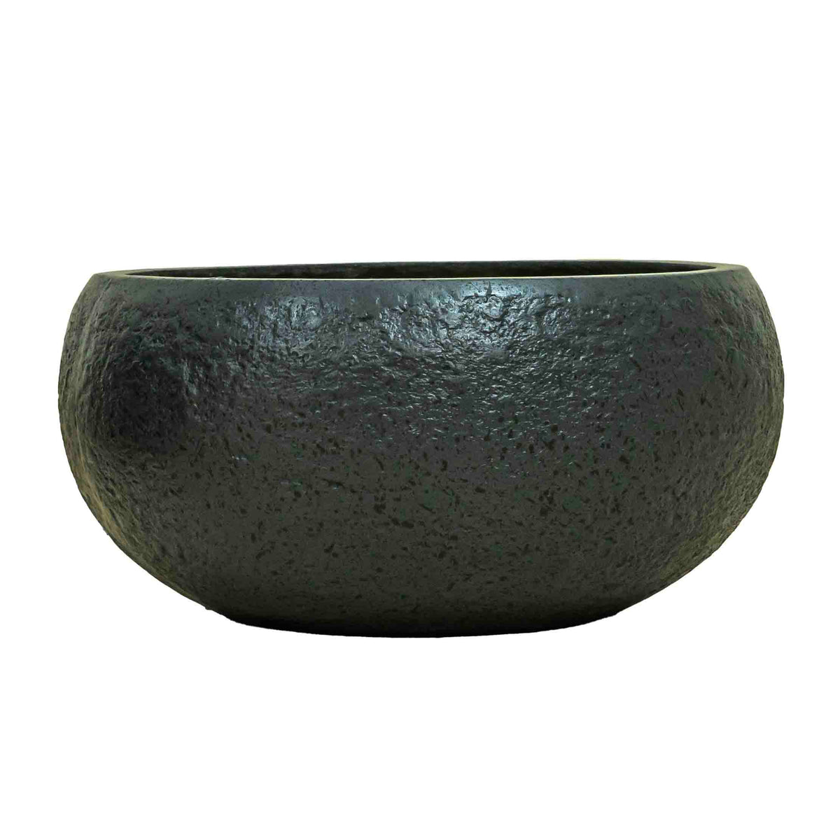 Mento FRP Wide Planter Black