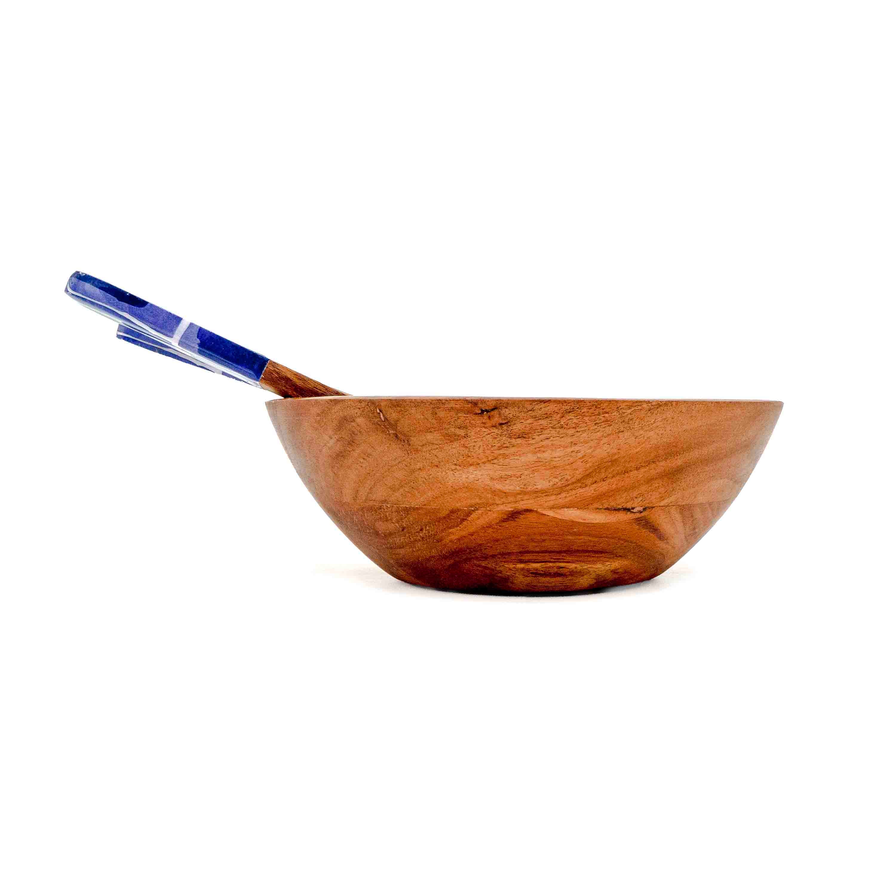 Indigo Mosaic Salad Set