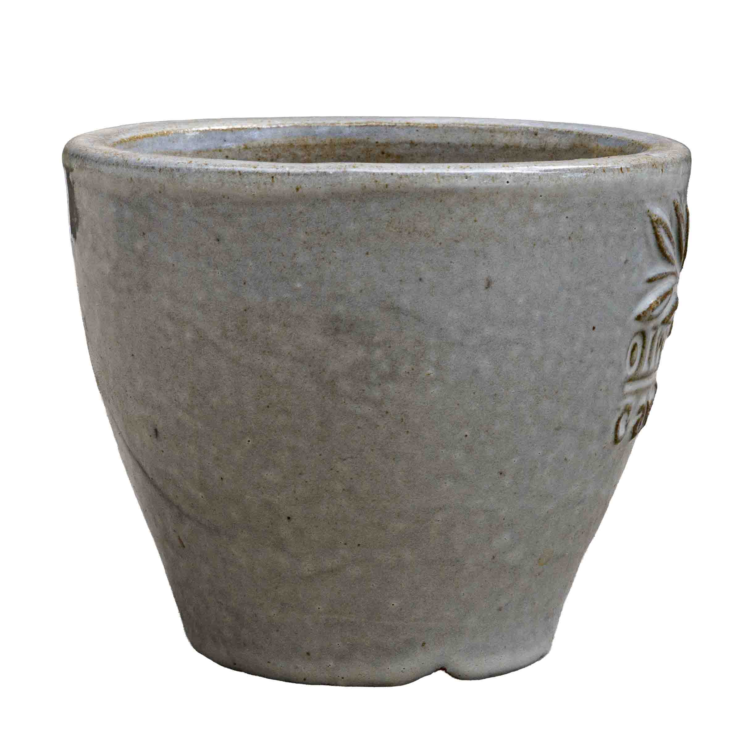 Pebble Grey Ceramic Pot