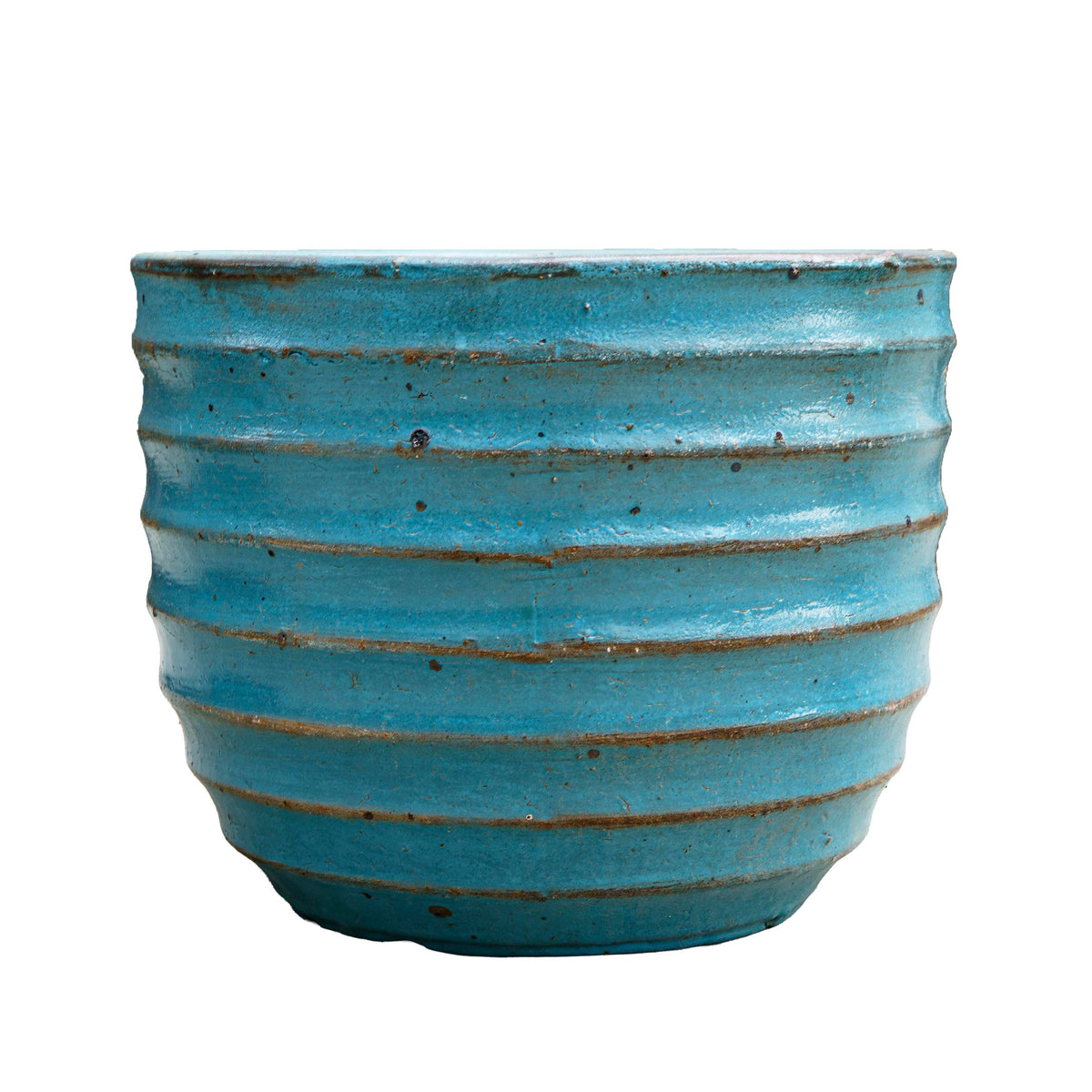 Indigo Drift Ceramic Pot