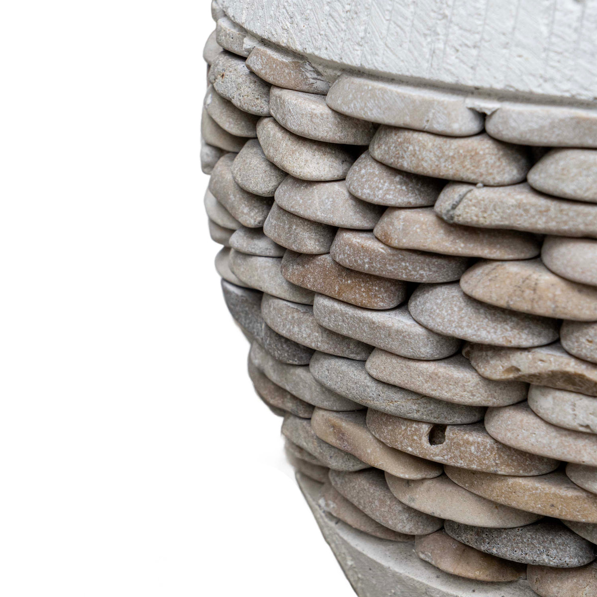Pot With Combine Plat Stone