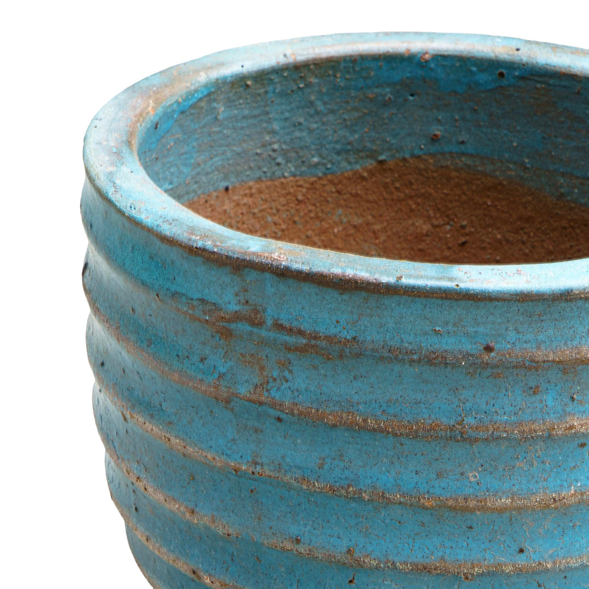 Indigo Drift Ceramic Pot
