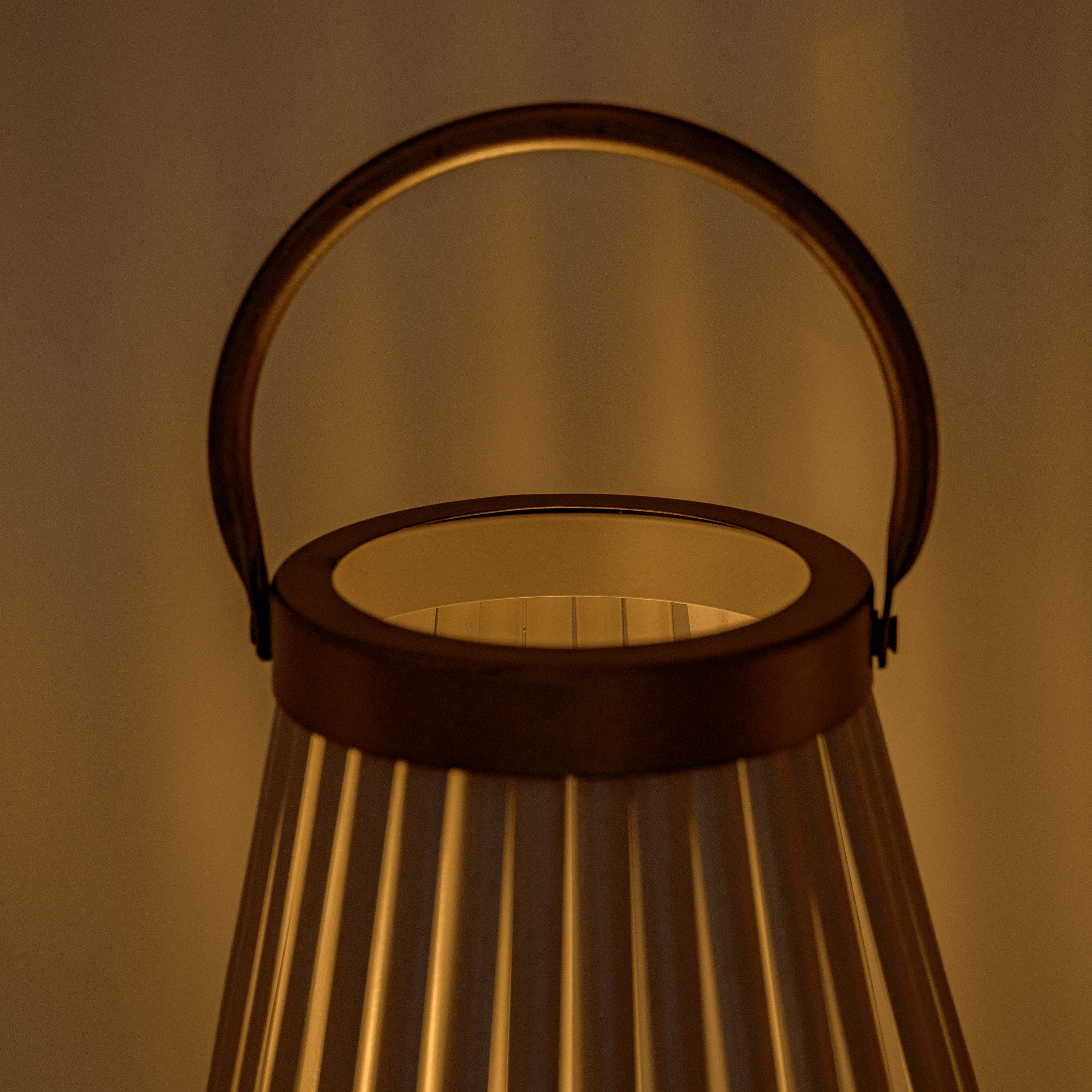 LUMINARA TABLE TOP LANTERN WITH HANDLE