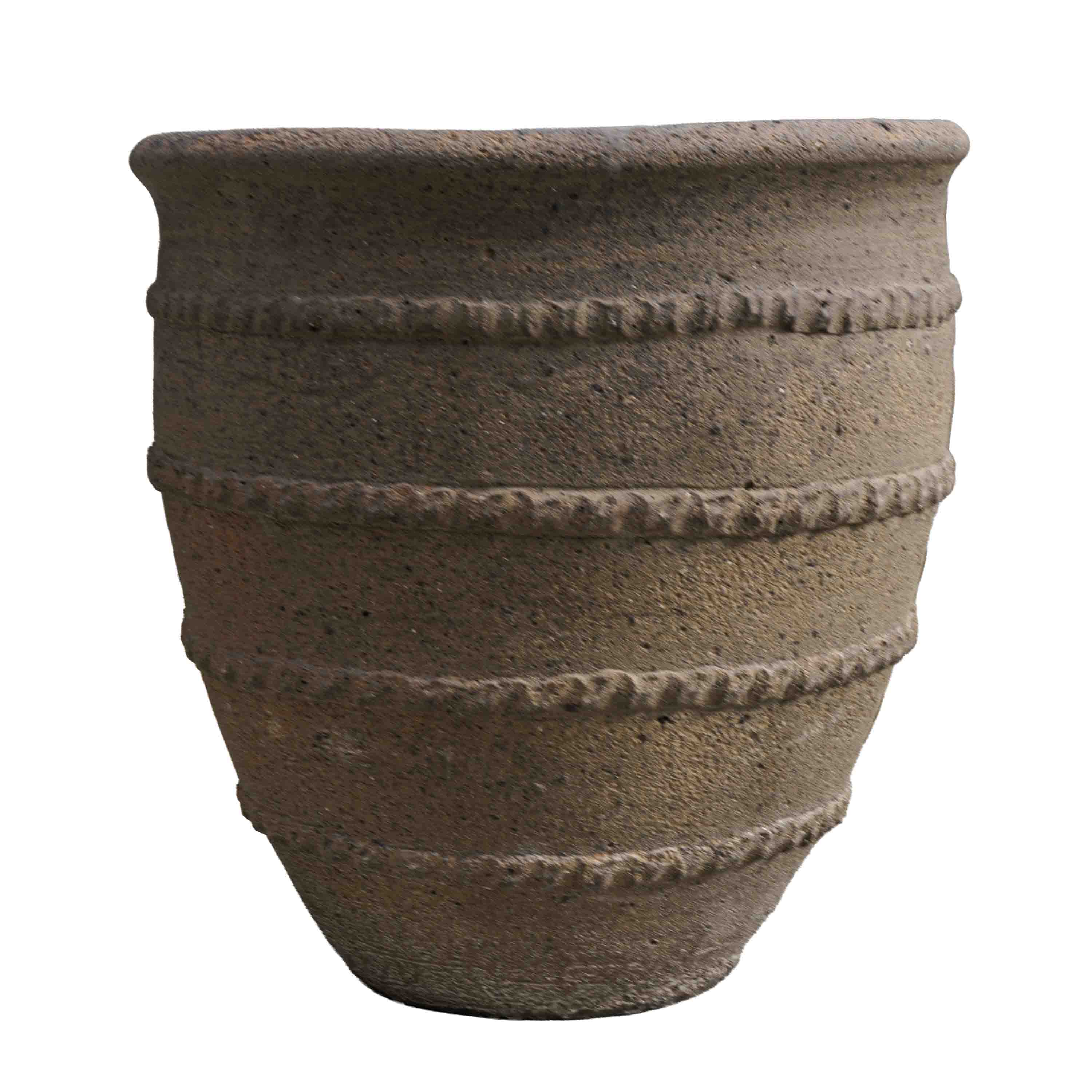 Natural Spiral Ceramic Pot