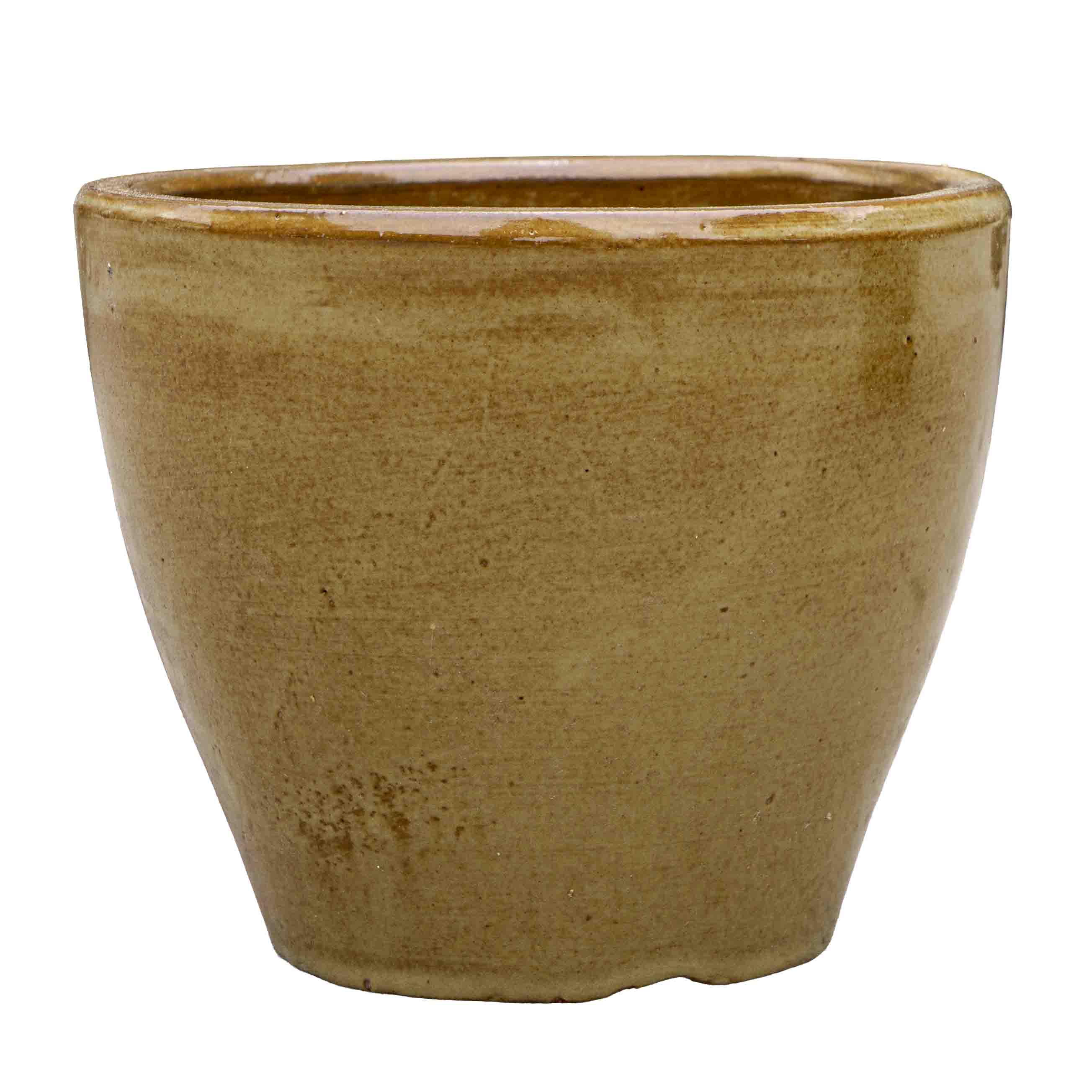 Olive green Ceramic Pot