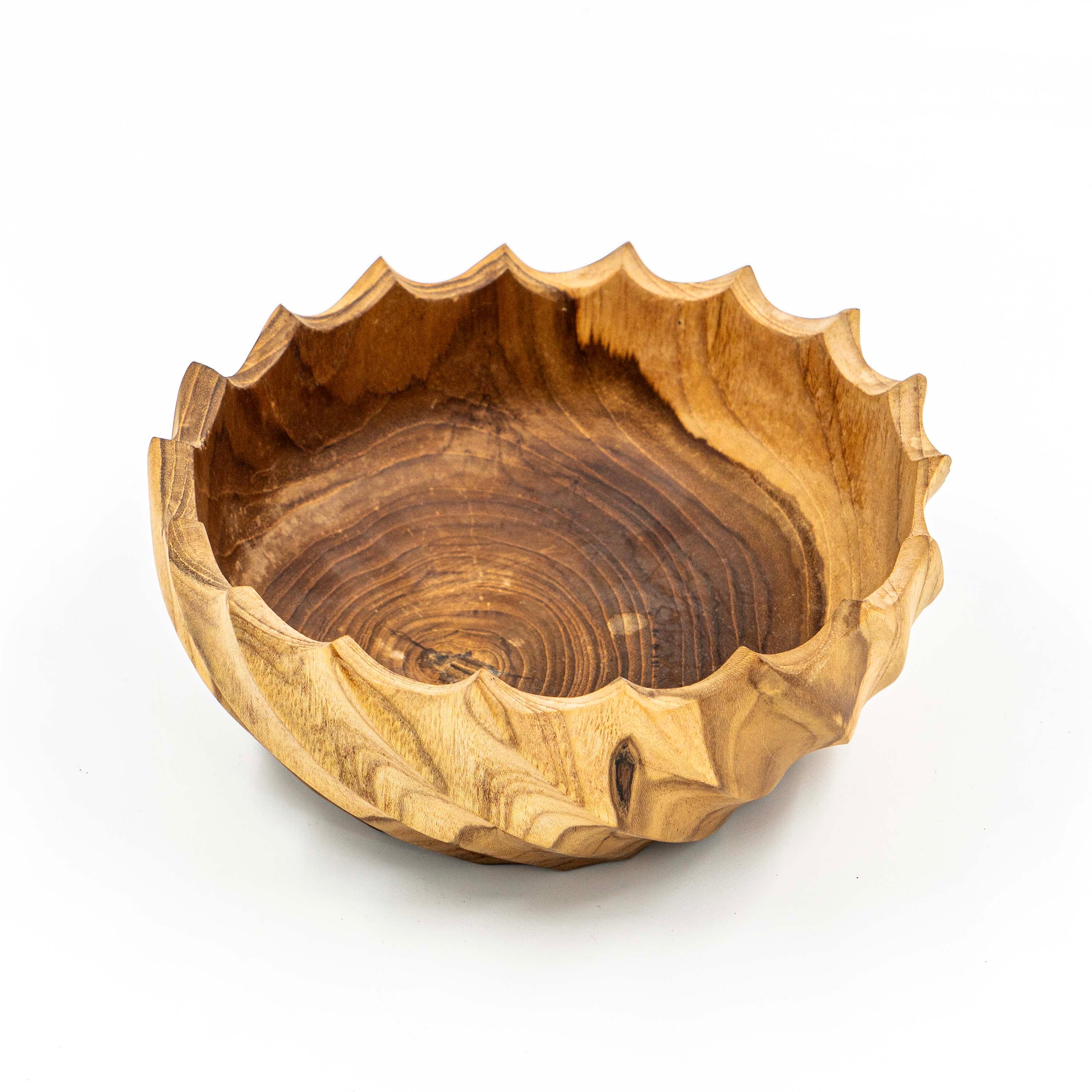 Yarah Teak Wood Fruit Bowl