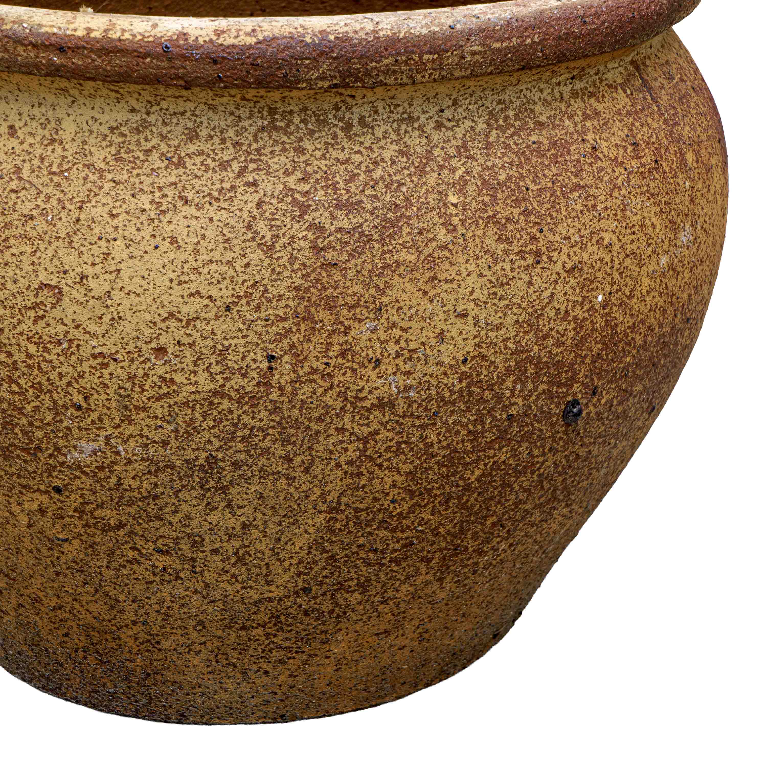 Raw Brown Ceramic Pot