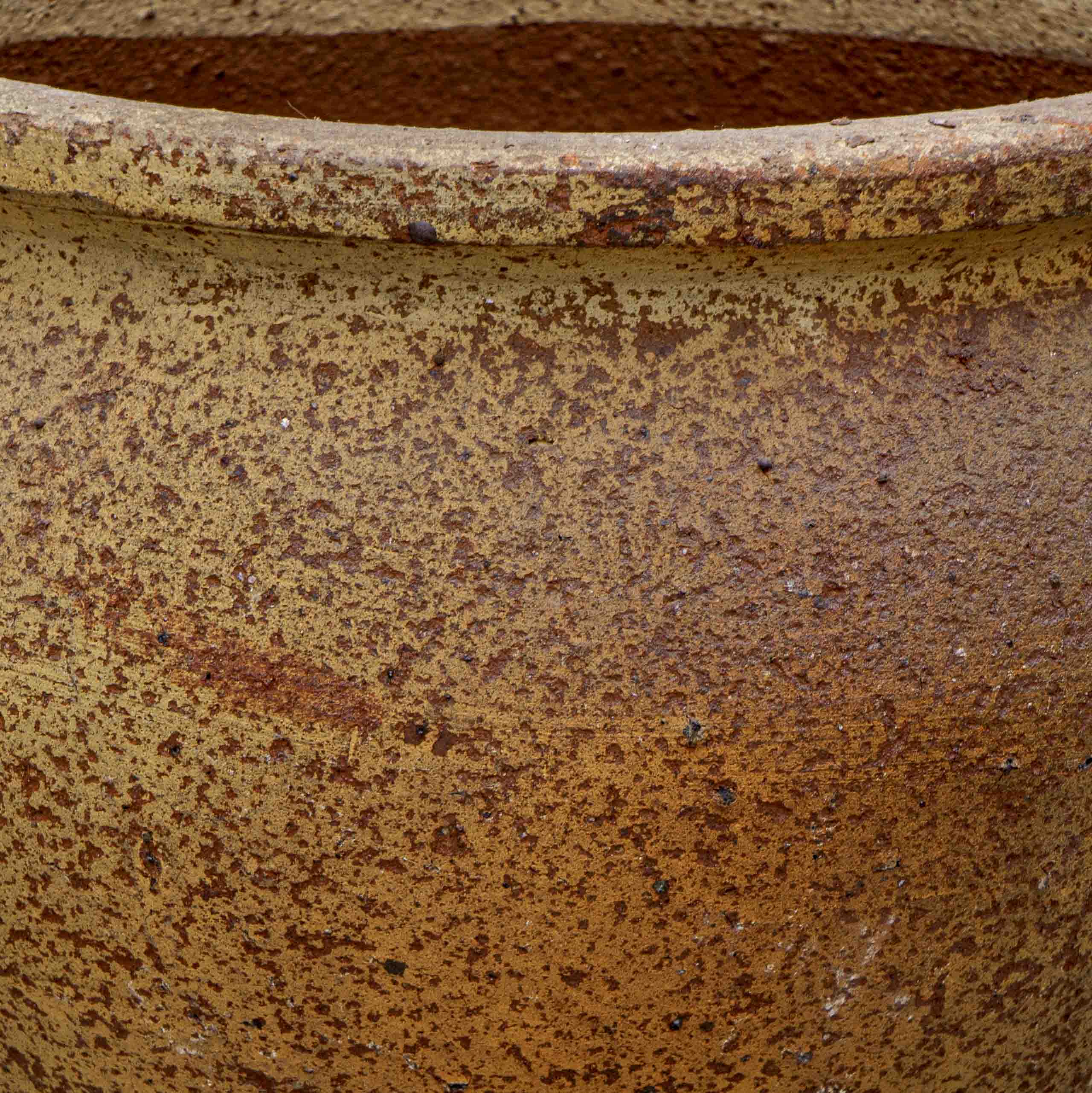 Raw Brown Ceramic Pot