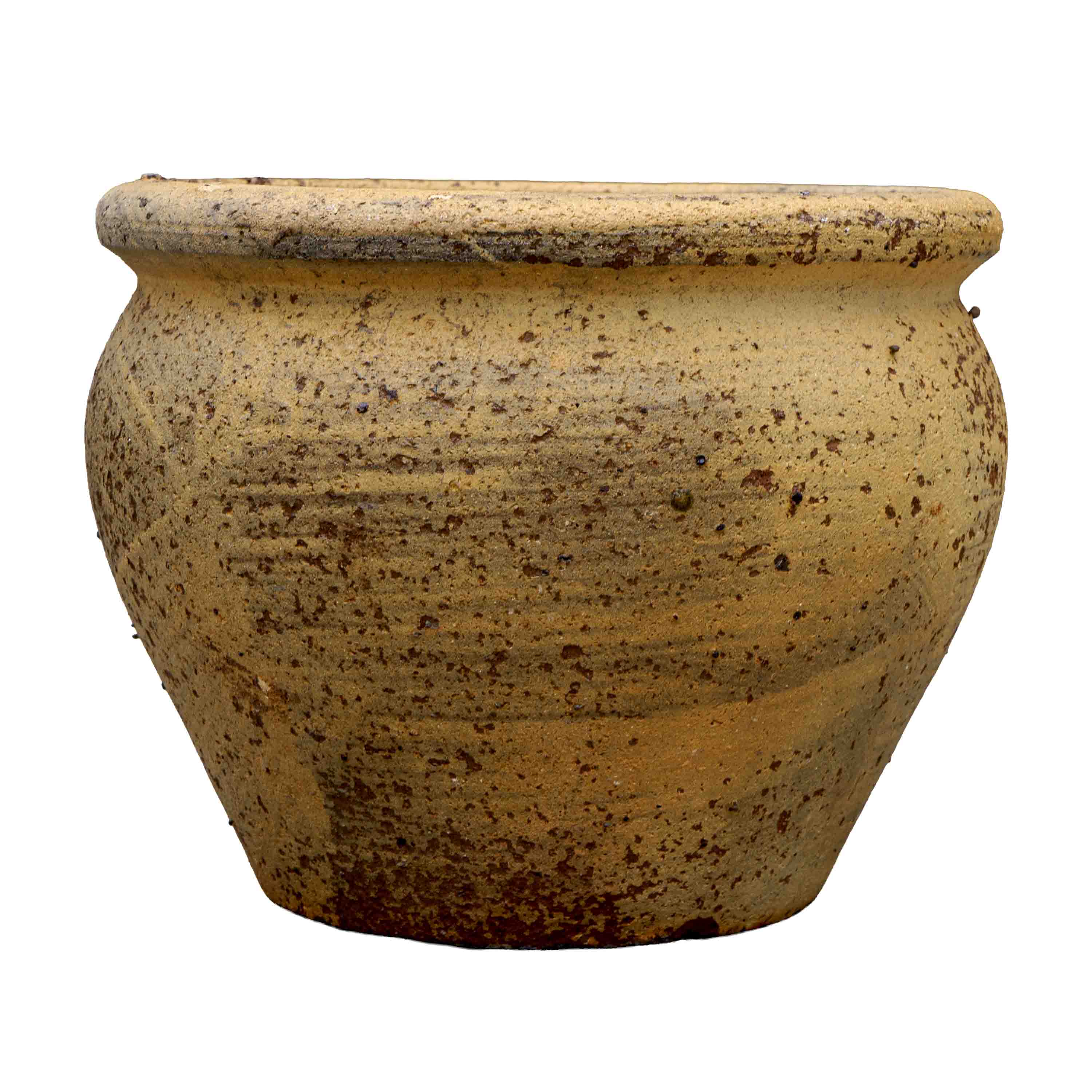Raw Brown Ceramic Pot