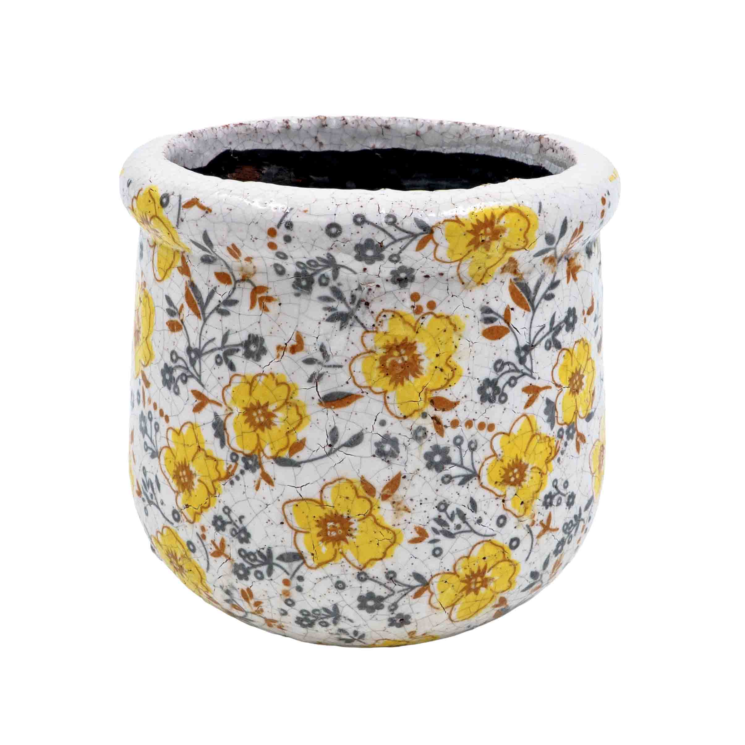 Holly Daffodil Pot