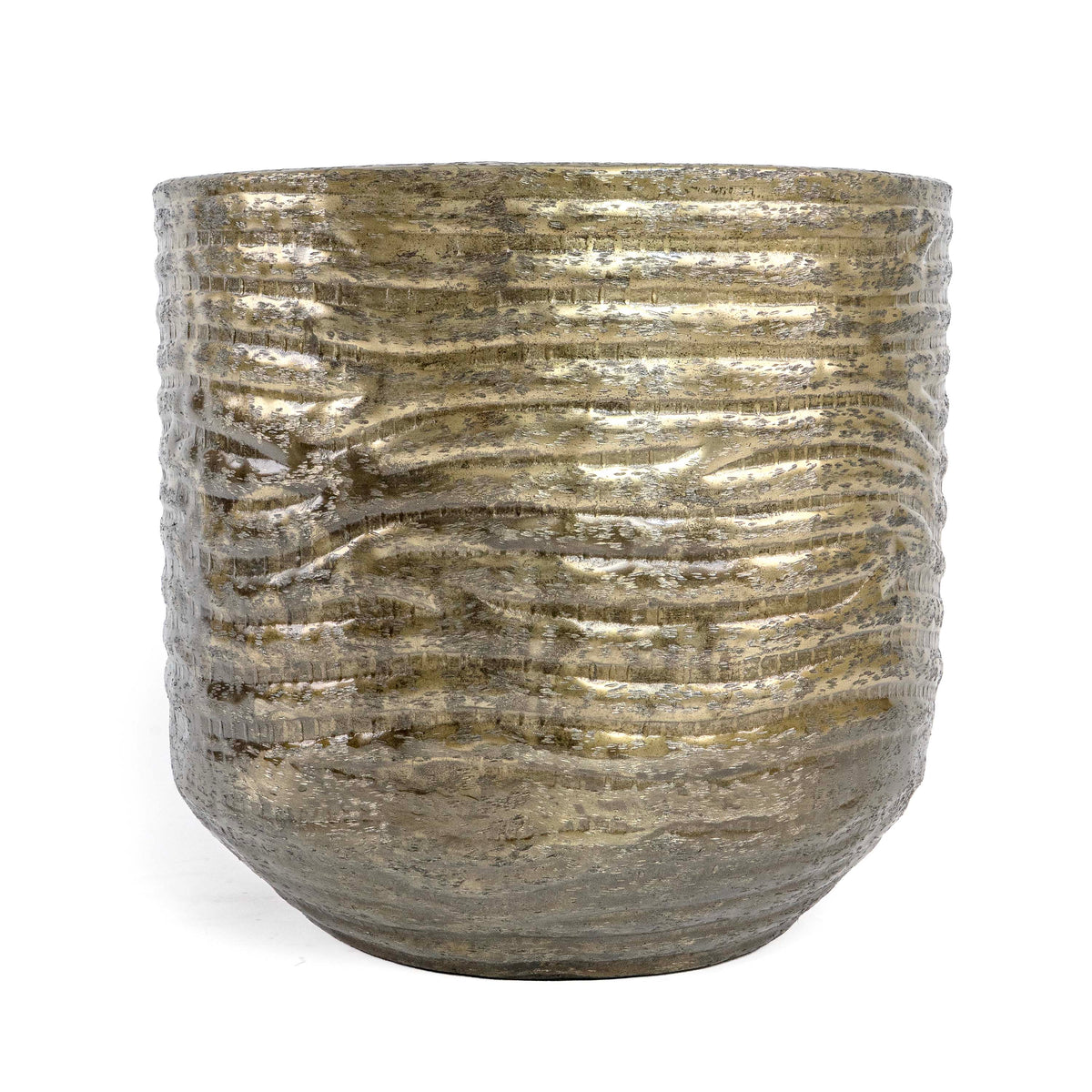 Textured Round Pot