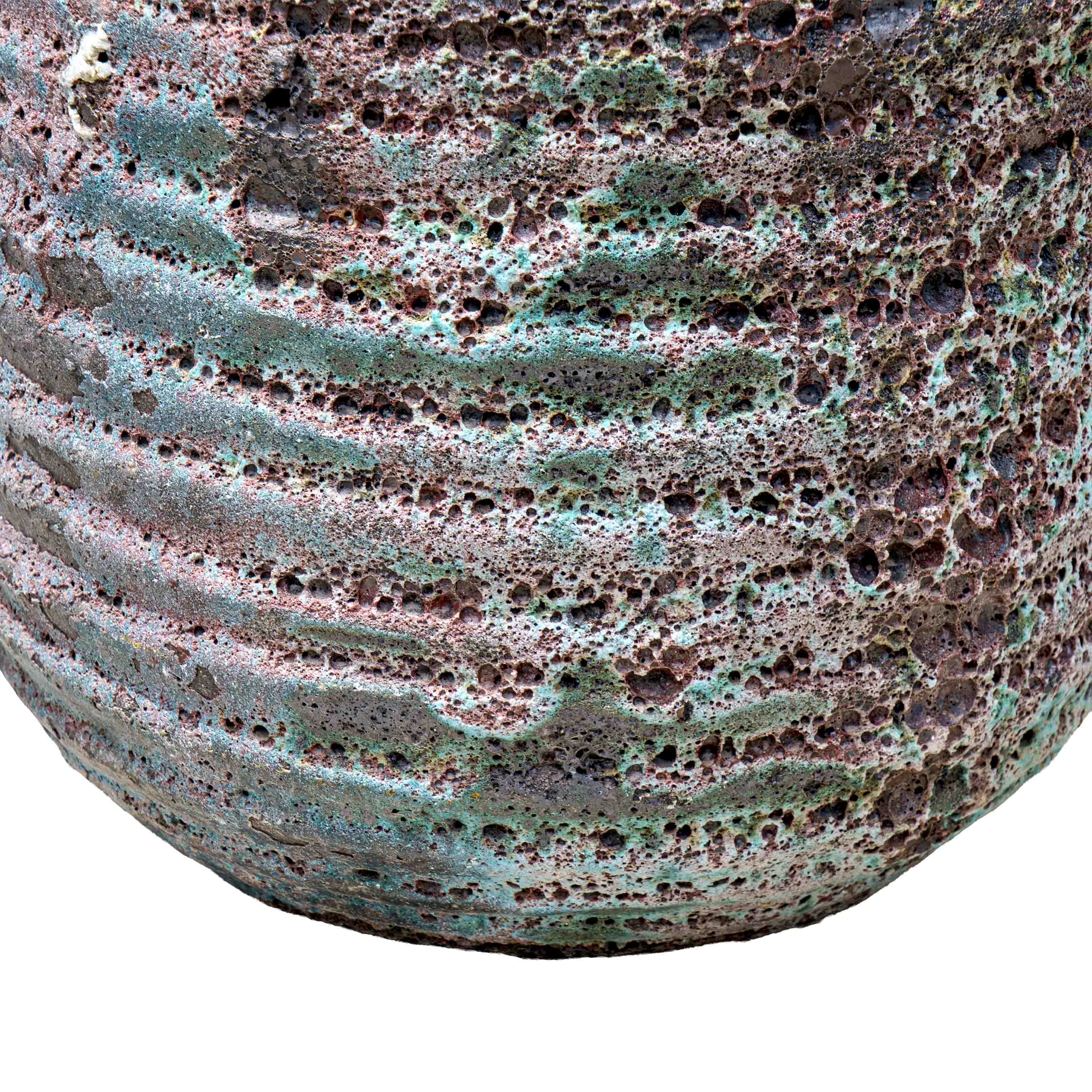 Bubbled Textured Ceramic Pot