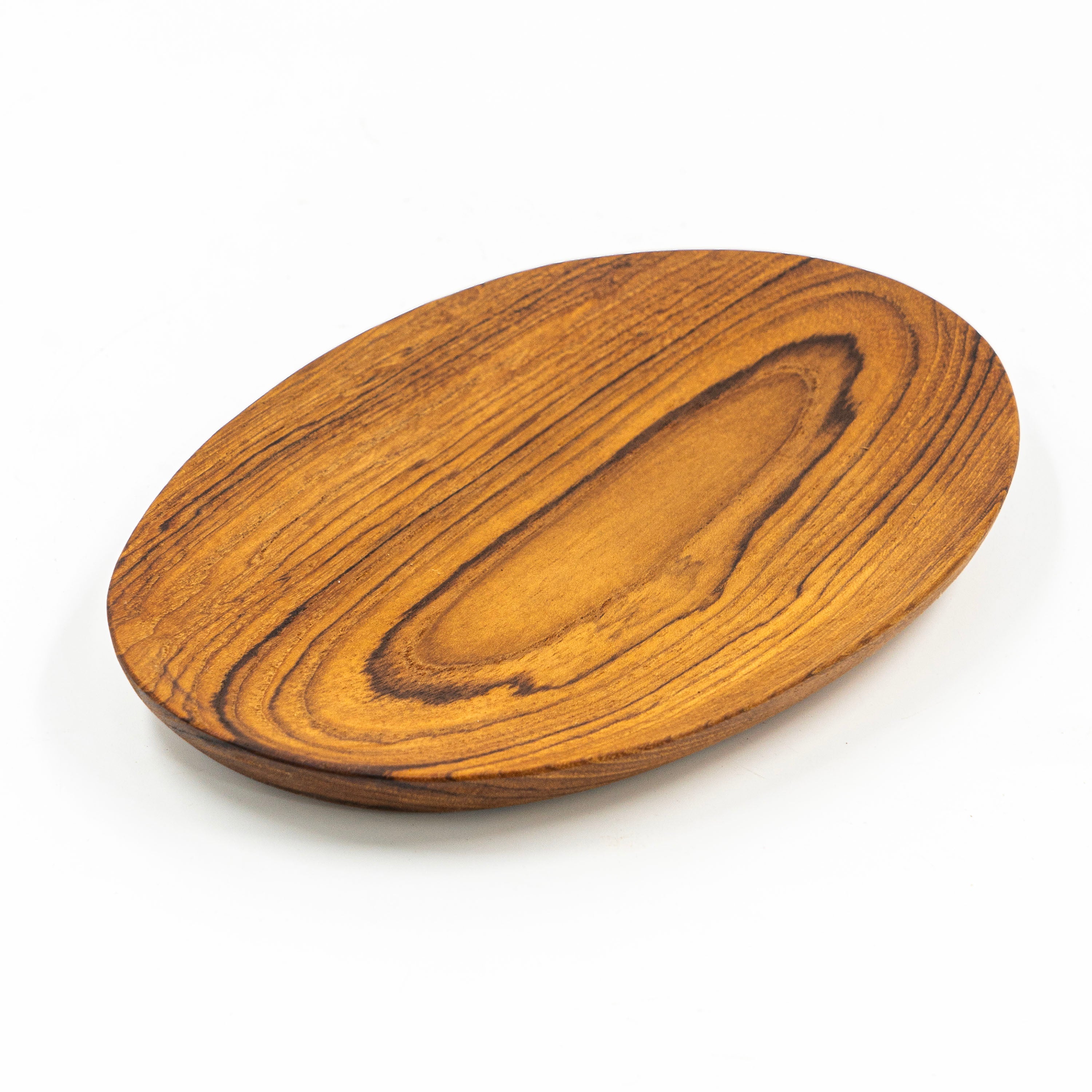 Yarah Teak Wood Oval Plate