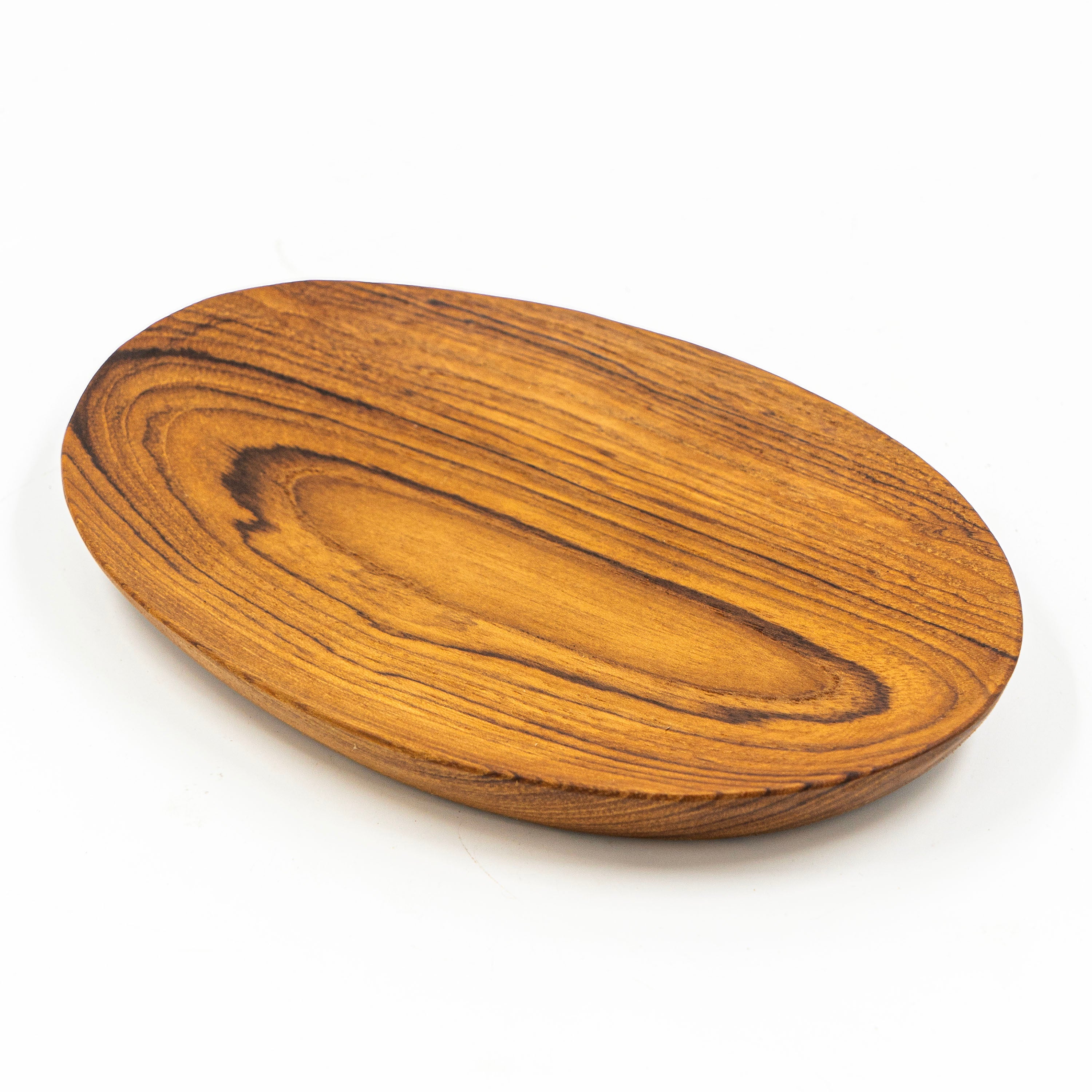 Yarah Teak Wood Oval Plate