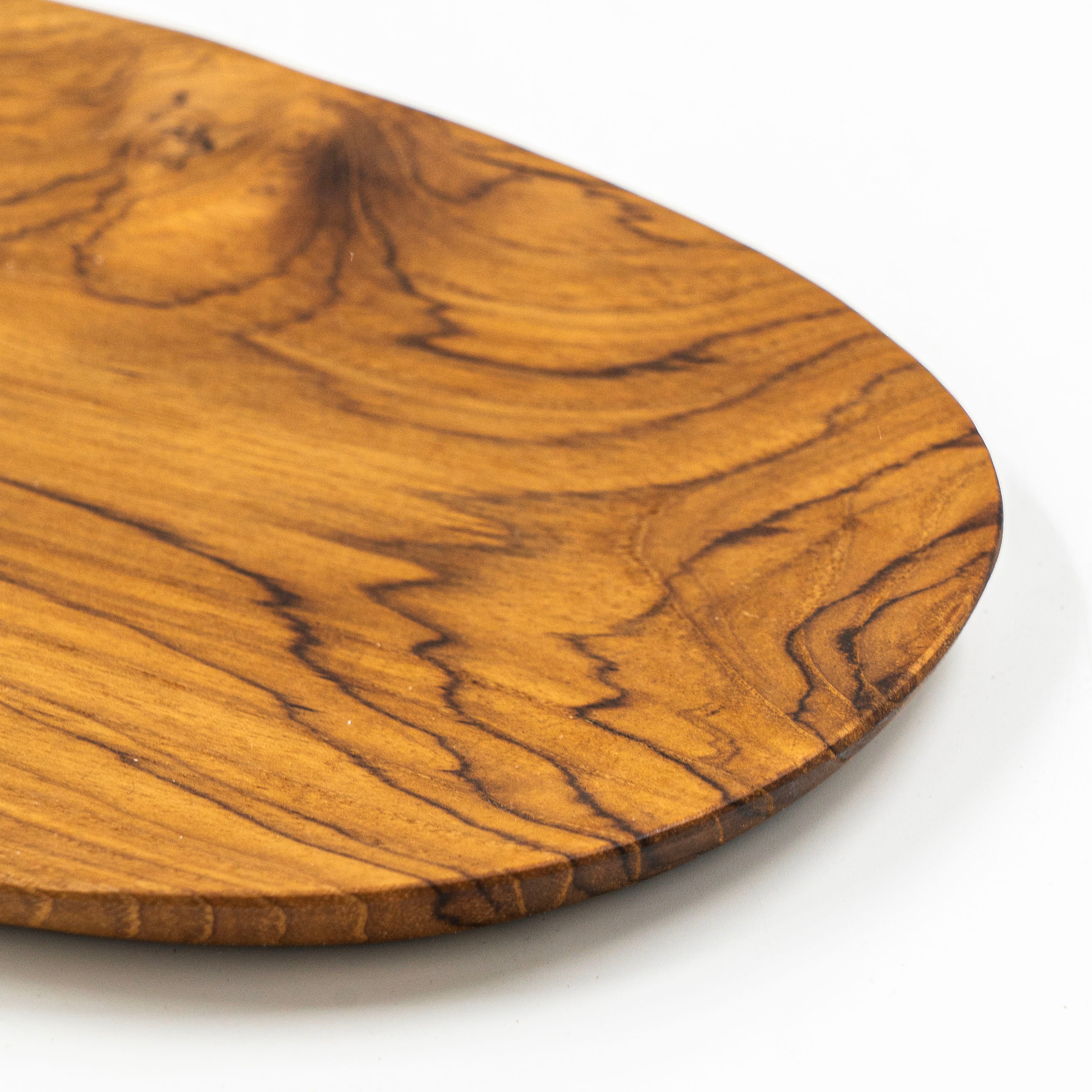 Yarah Teak Wood Oval Plate