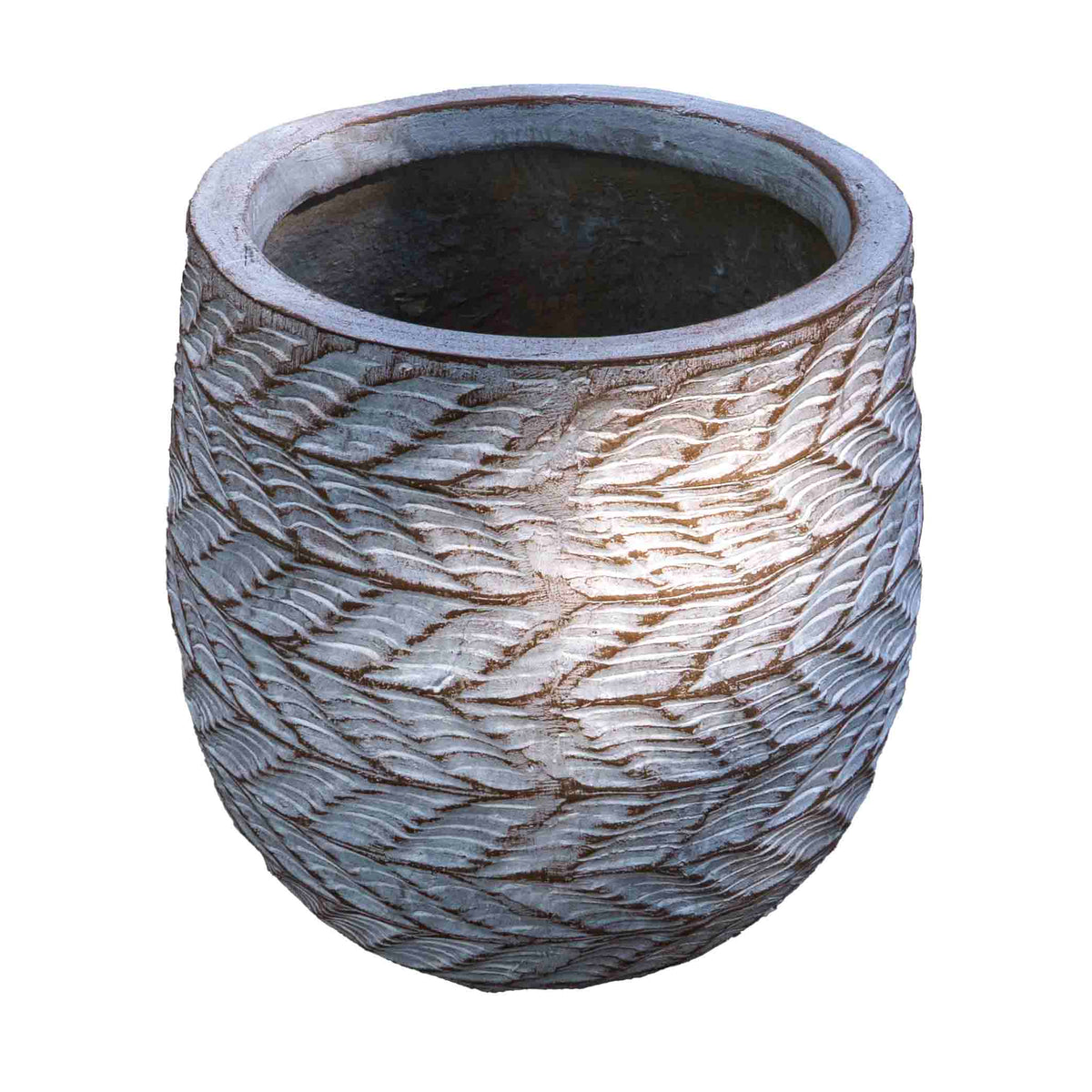 TESSA CHEVRON PLANTER