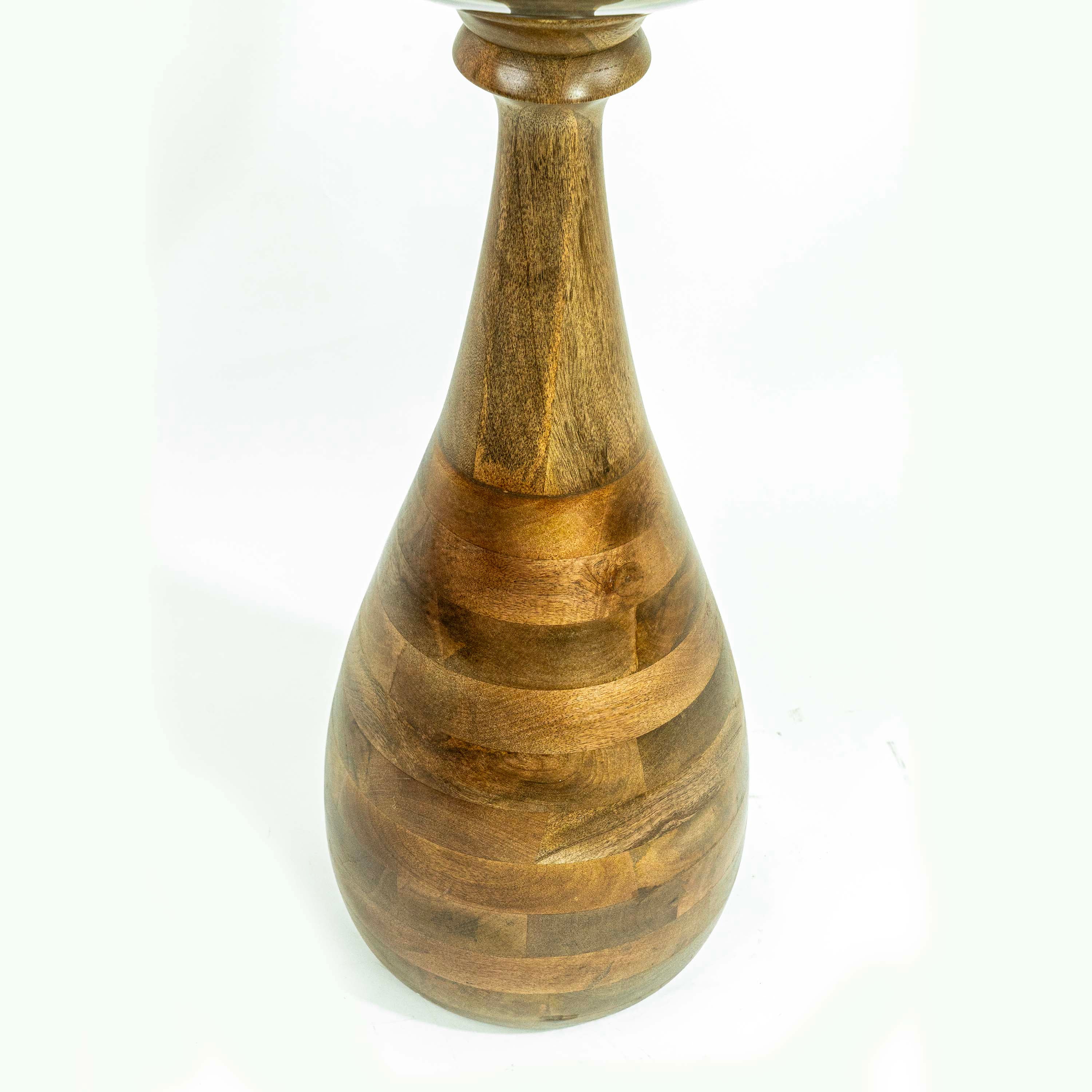 Willy Glass Hurricane Candle Stand