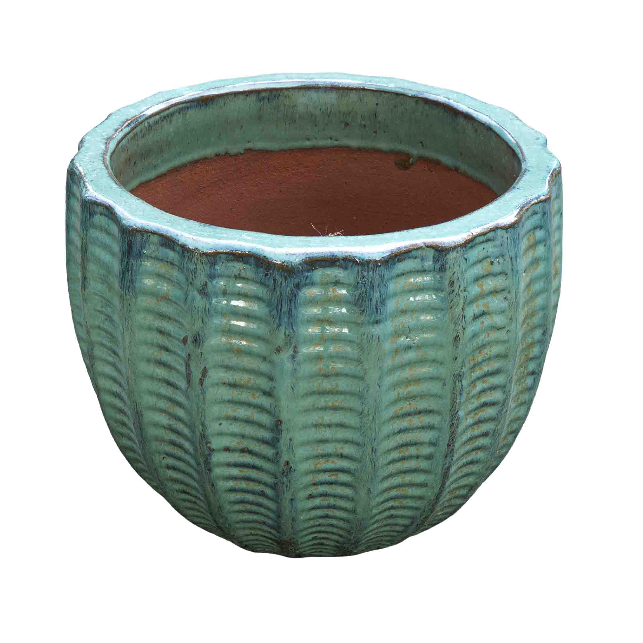 Sea Green Ceramic Pot