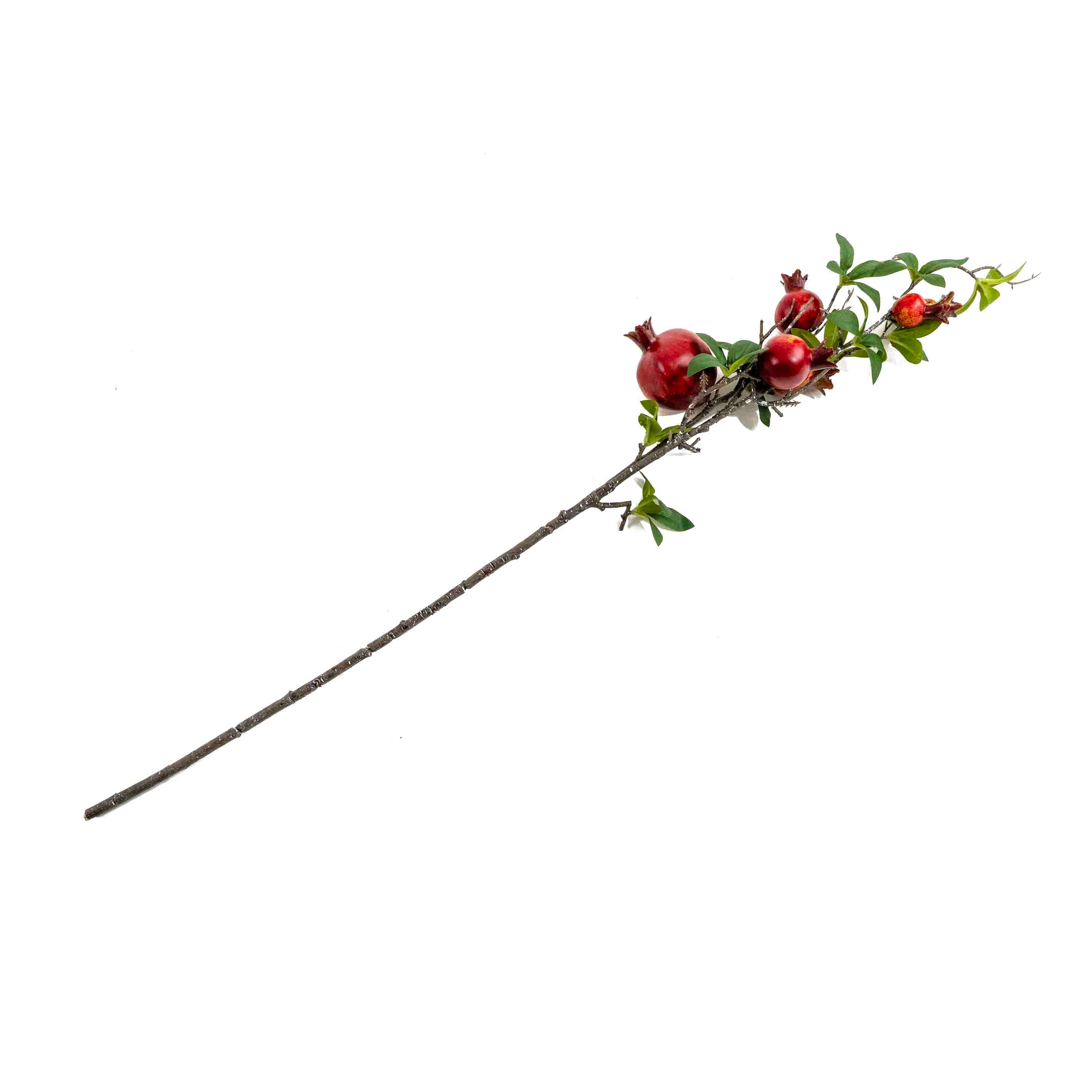 FAUX POMEGRANATE STEM FOLIAGE