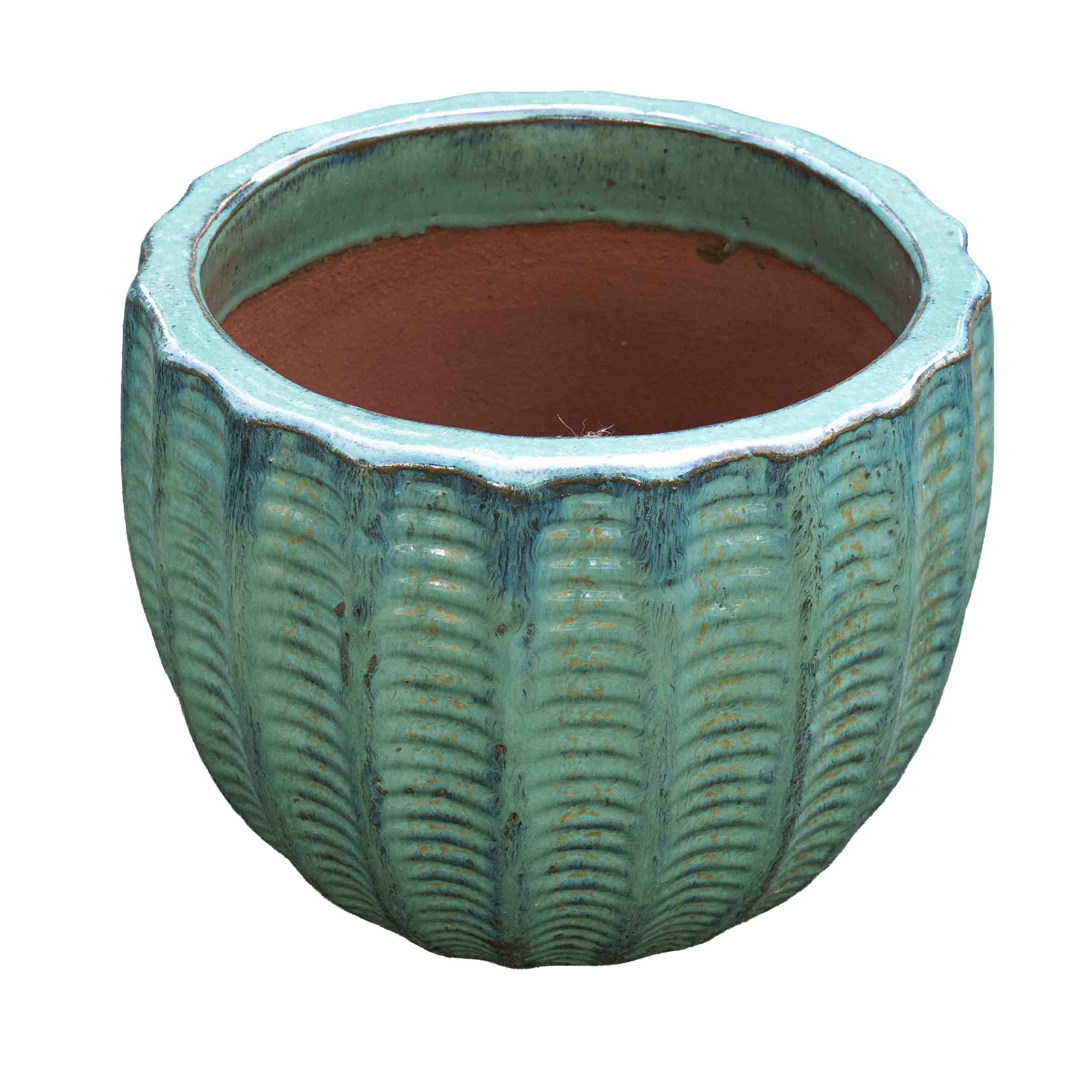 Sea Green Ceramic Pot