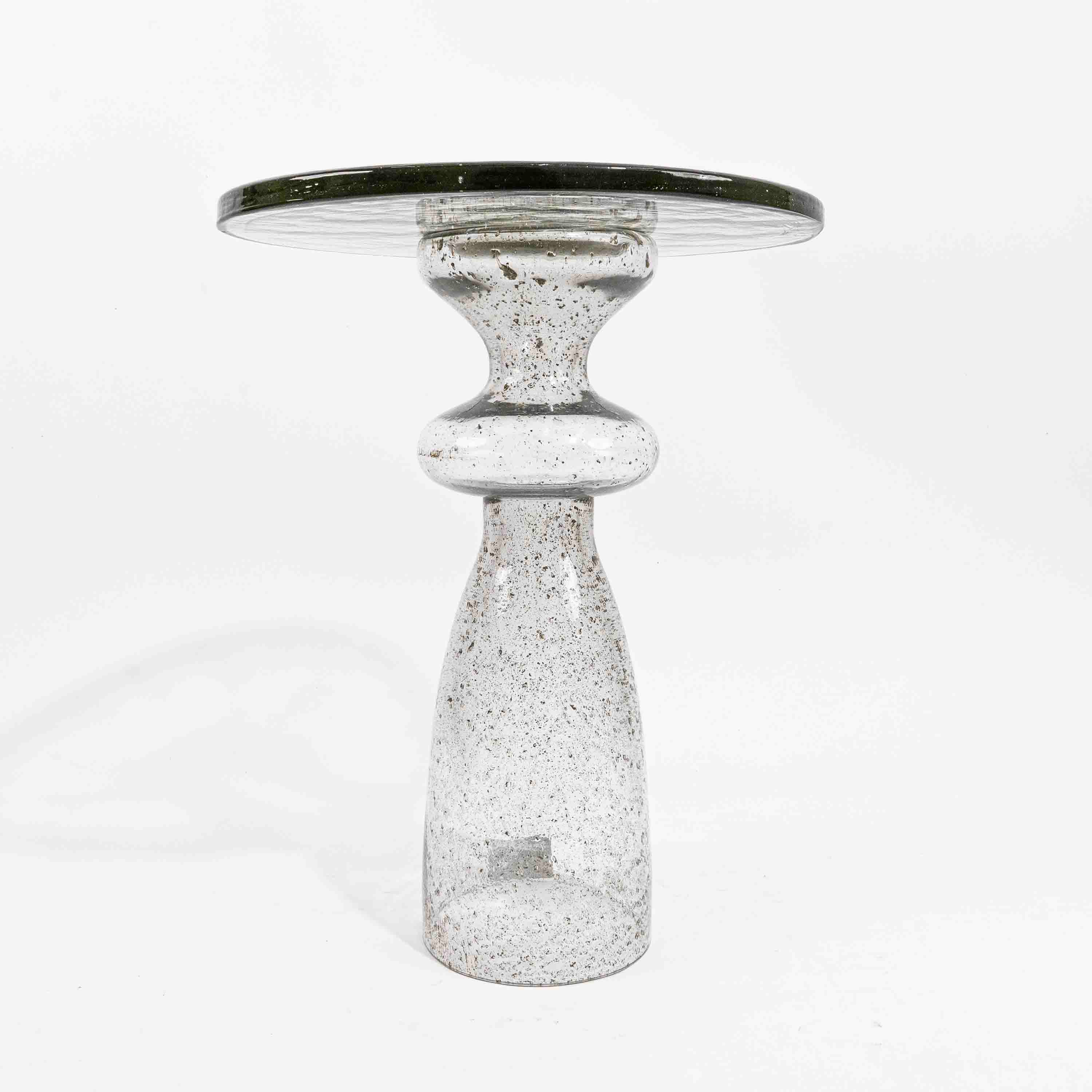 Selena Side Table With Glass Top