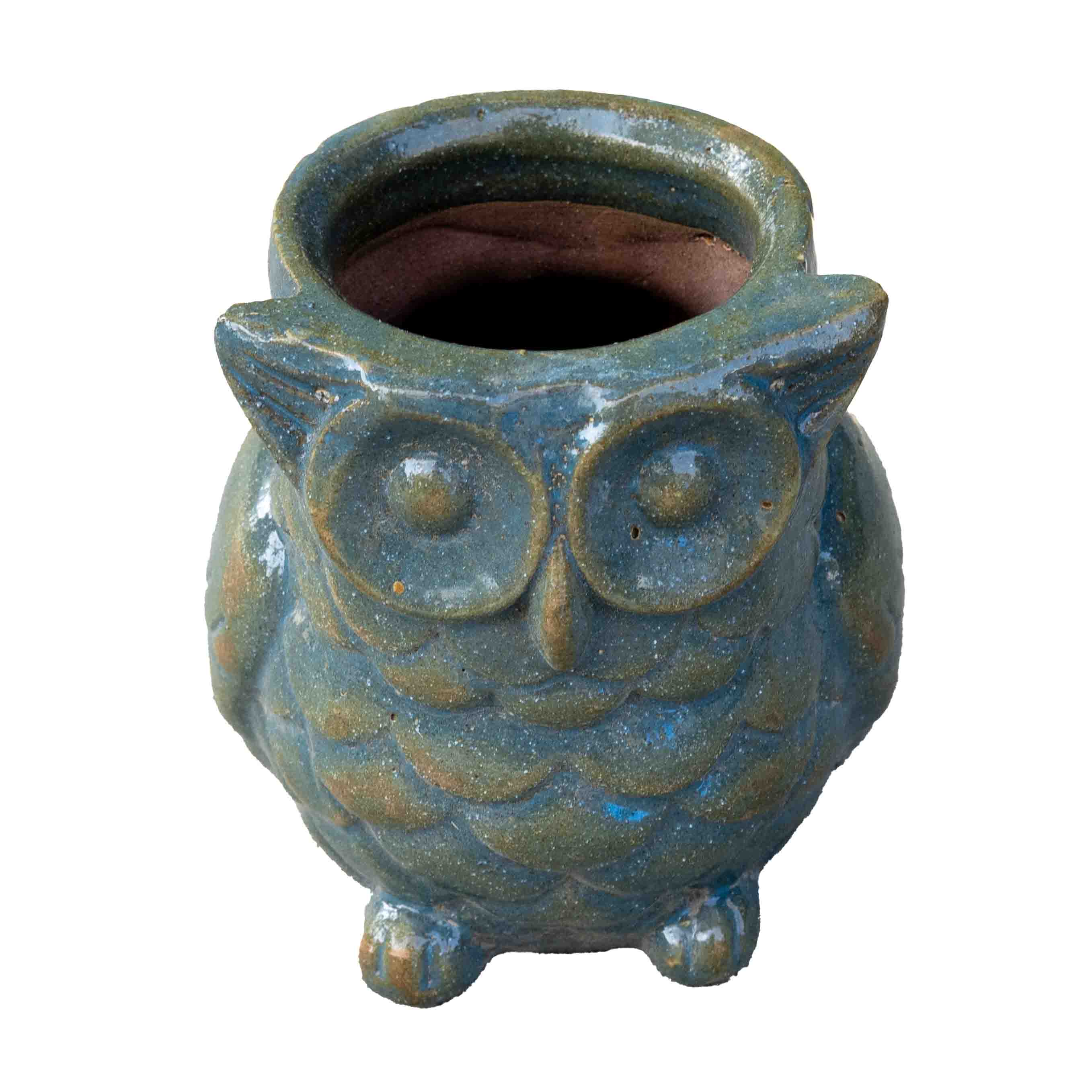 Owl Ceramic Pot