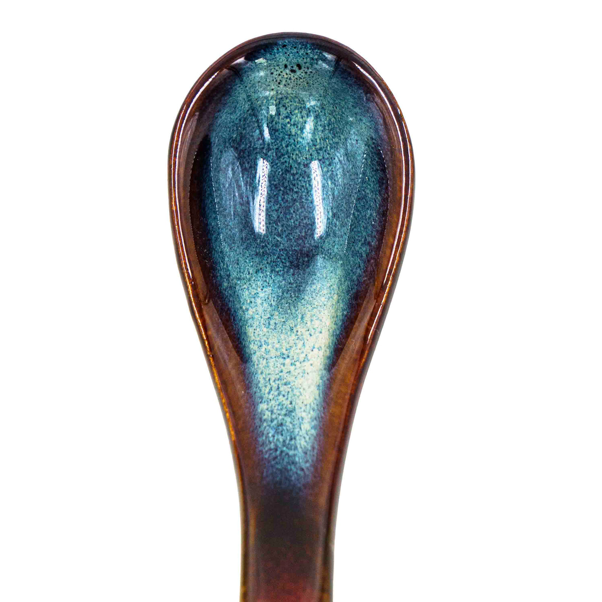 Zoya Ceramic Soup Spoon - Red