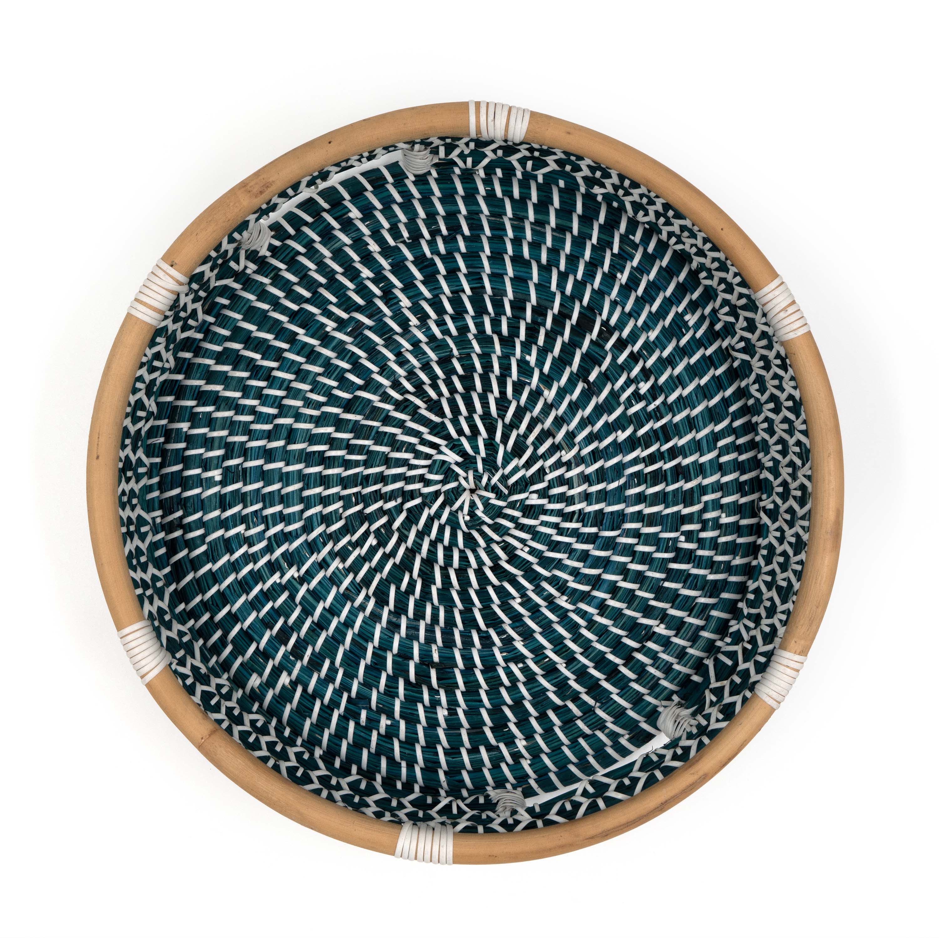Rattan Round Tray